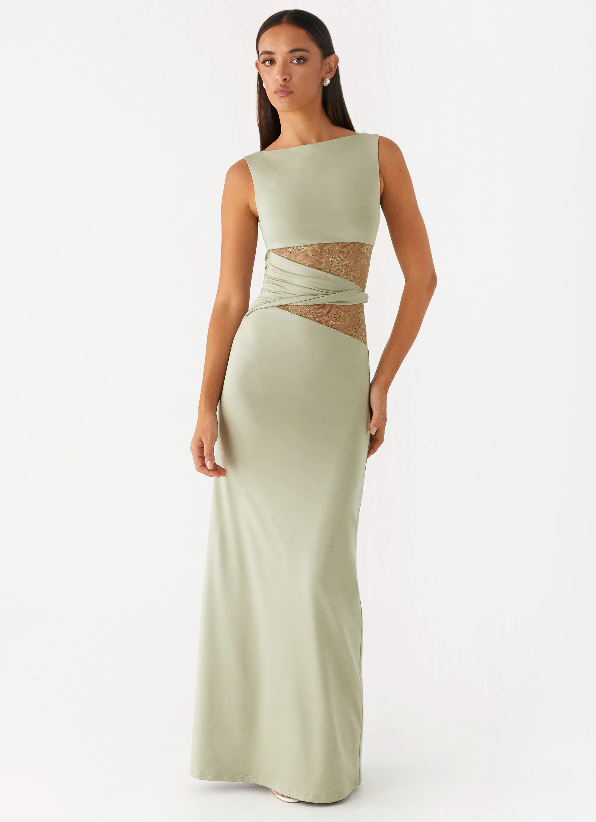 Karma Maxi Dress - Sage Fall Tone