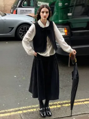 Summer Dress ZipperedPockets Kate Round Neck Pocket Vest