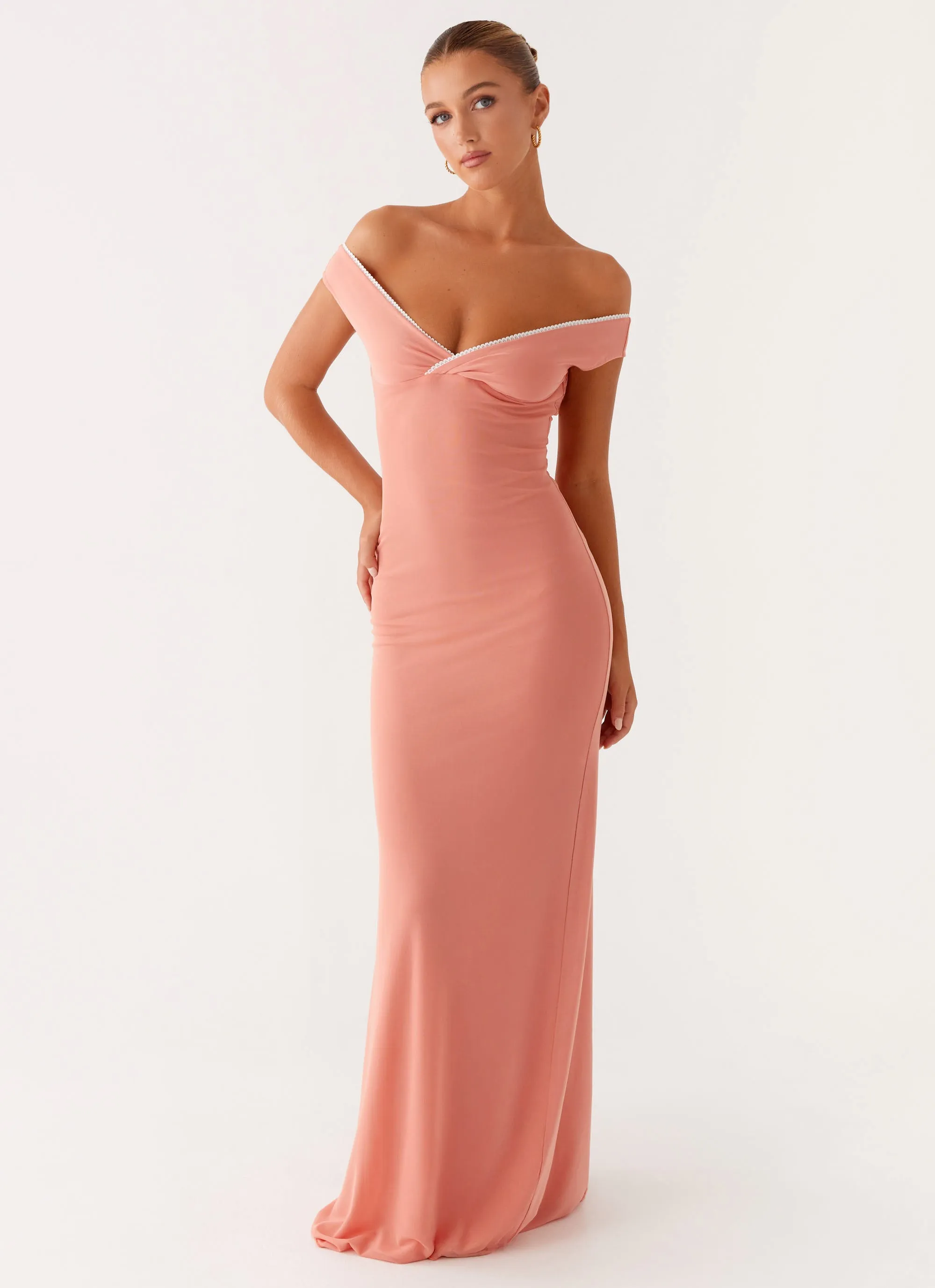 Shore Time Katiya Maxi Dress - Peach