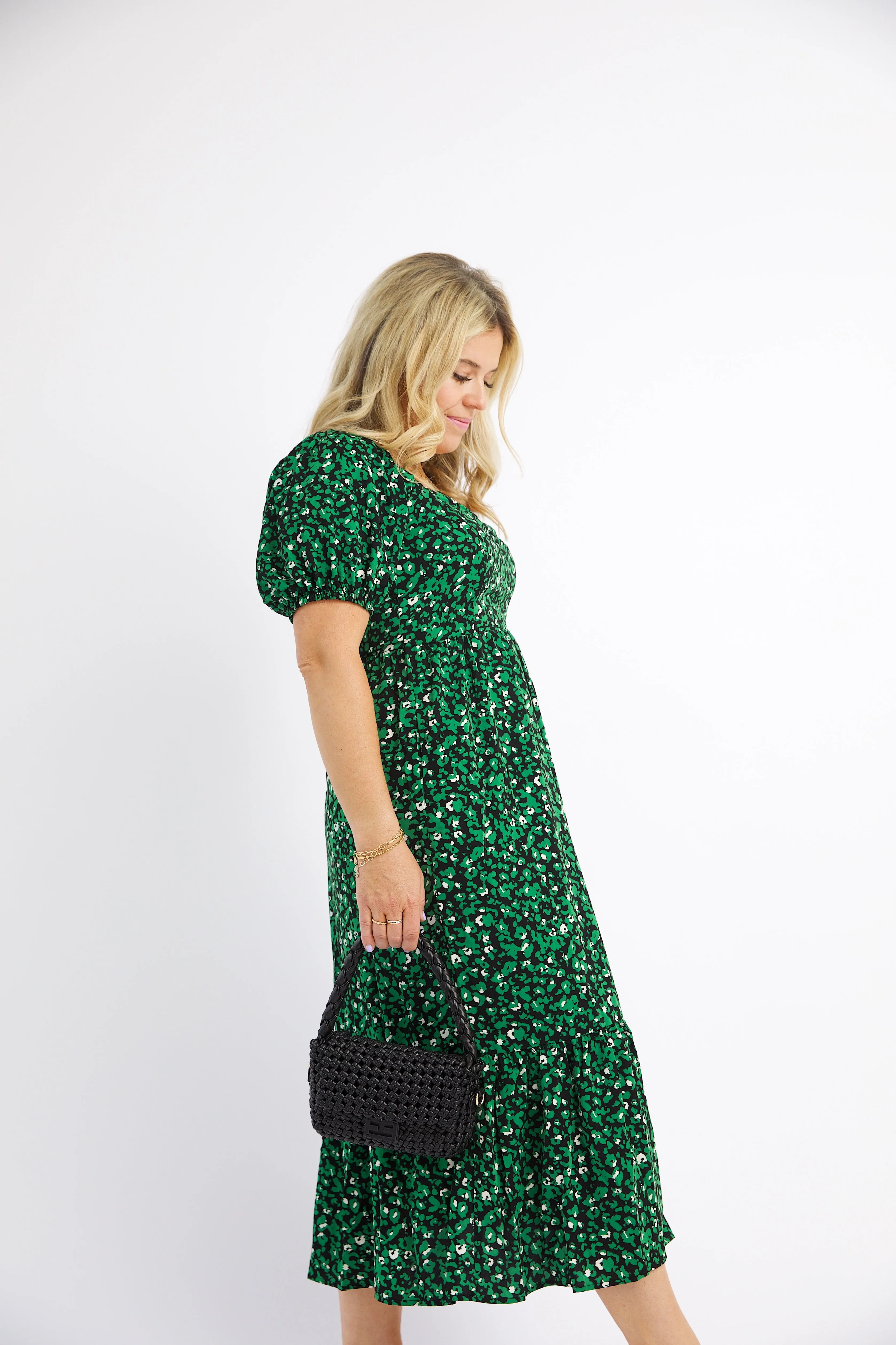 Sleek Outline Katrina Leopard Dress