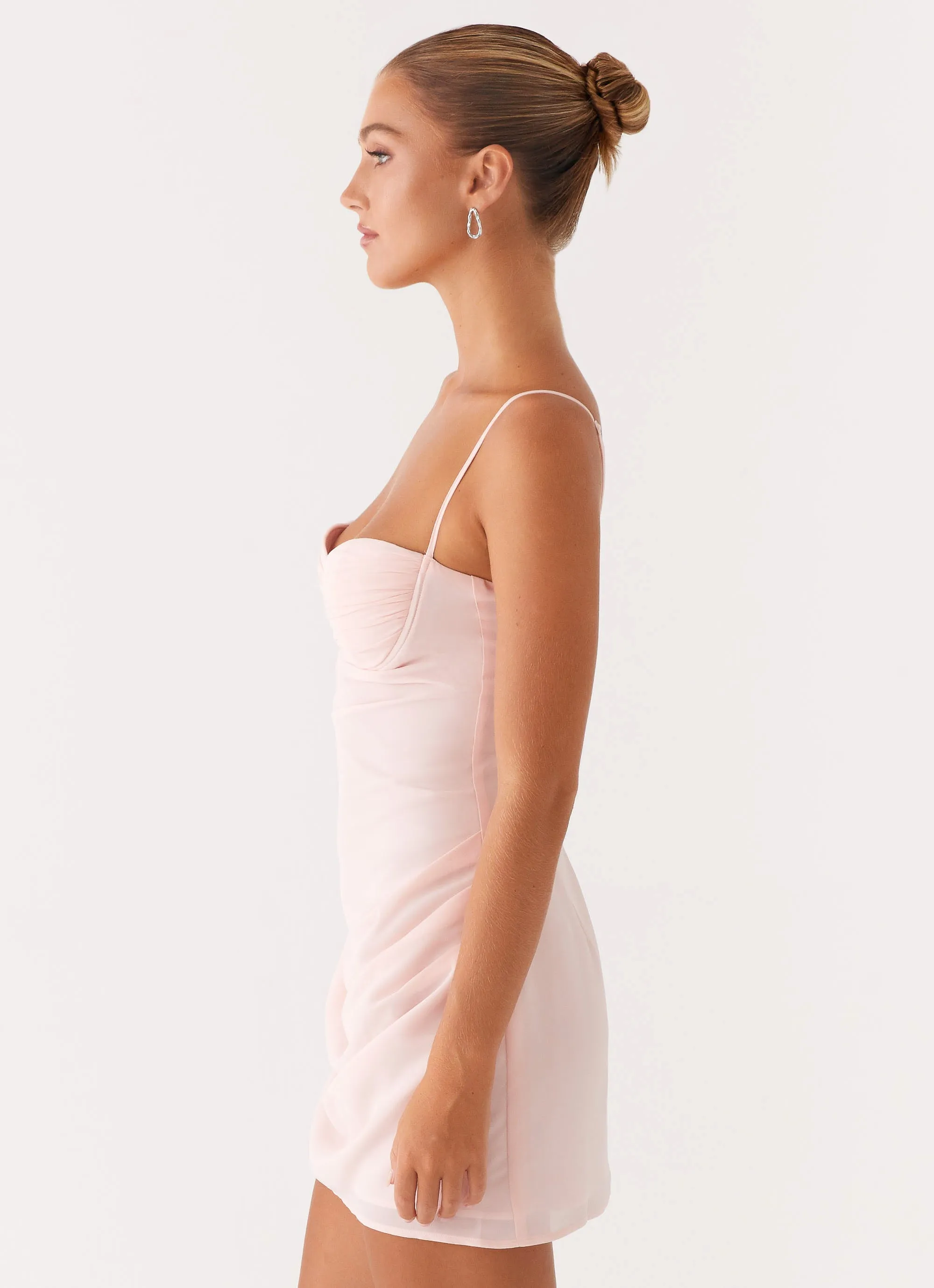 Understated Elegance Keeks Mini Dress - Pink