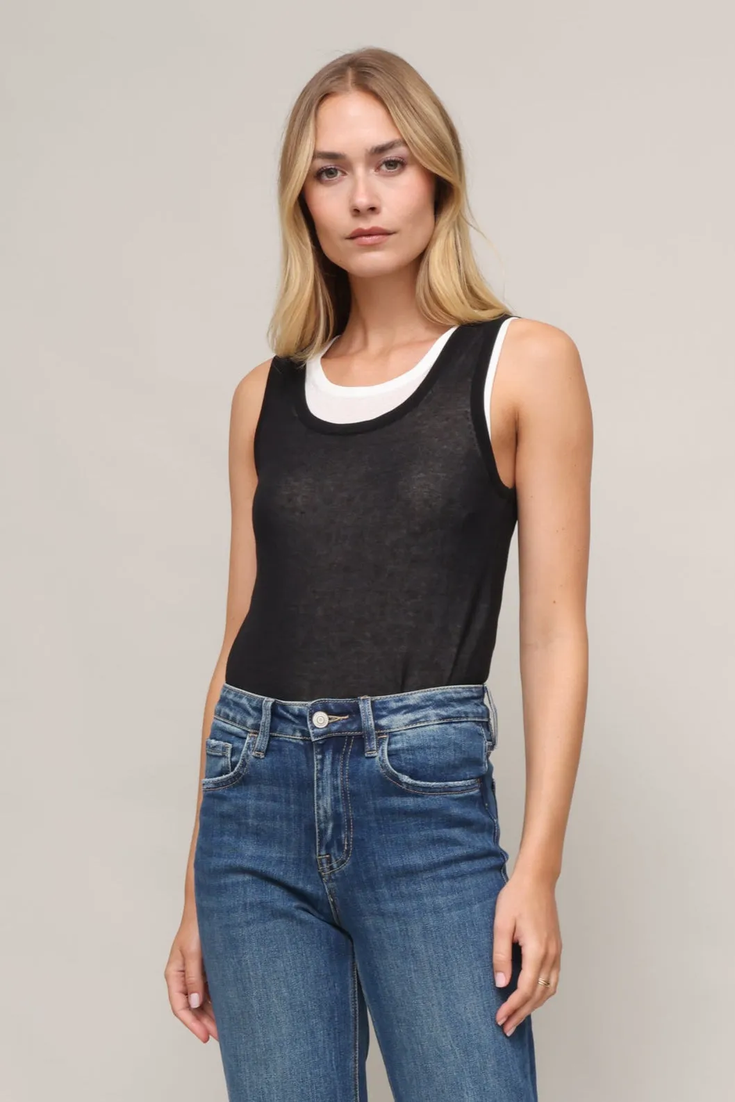 Kelly Layered Tank Flatlock Seam Technique Summer Wardrobe