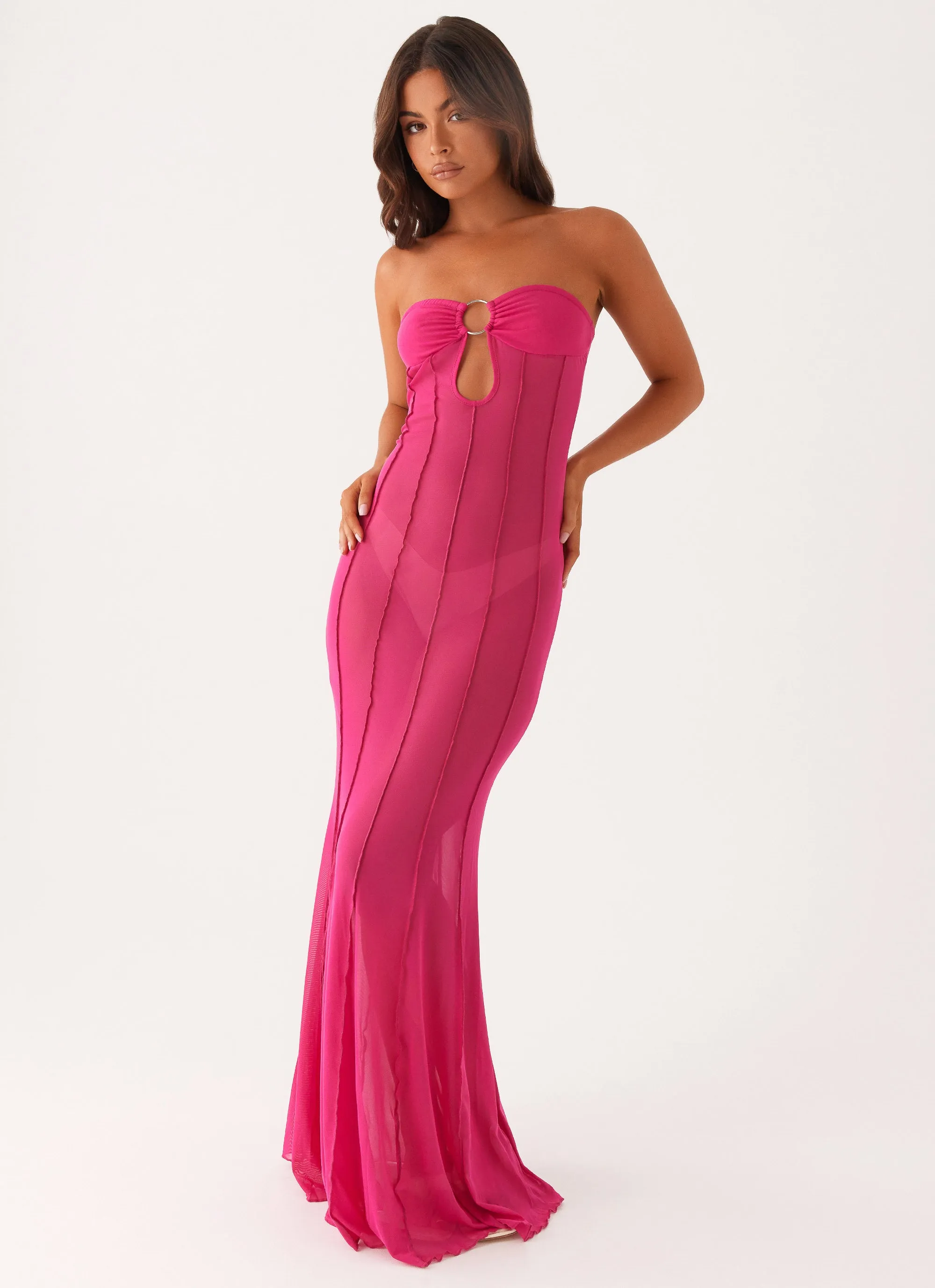 Dreamy Touch Kennedy Maxi Dress - Fuchsia