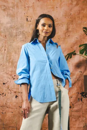 DoubleLayered Knotted Button Down