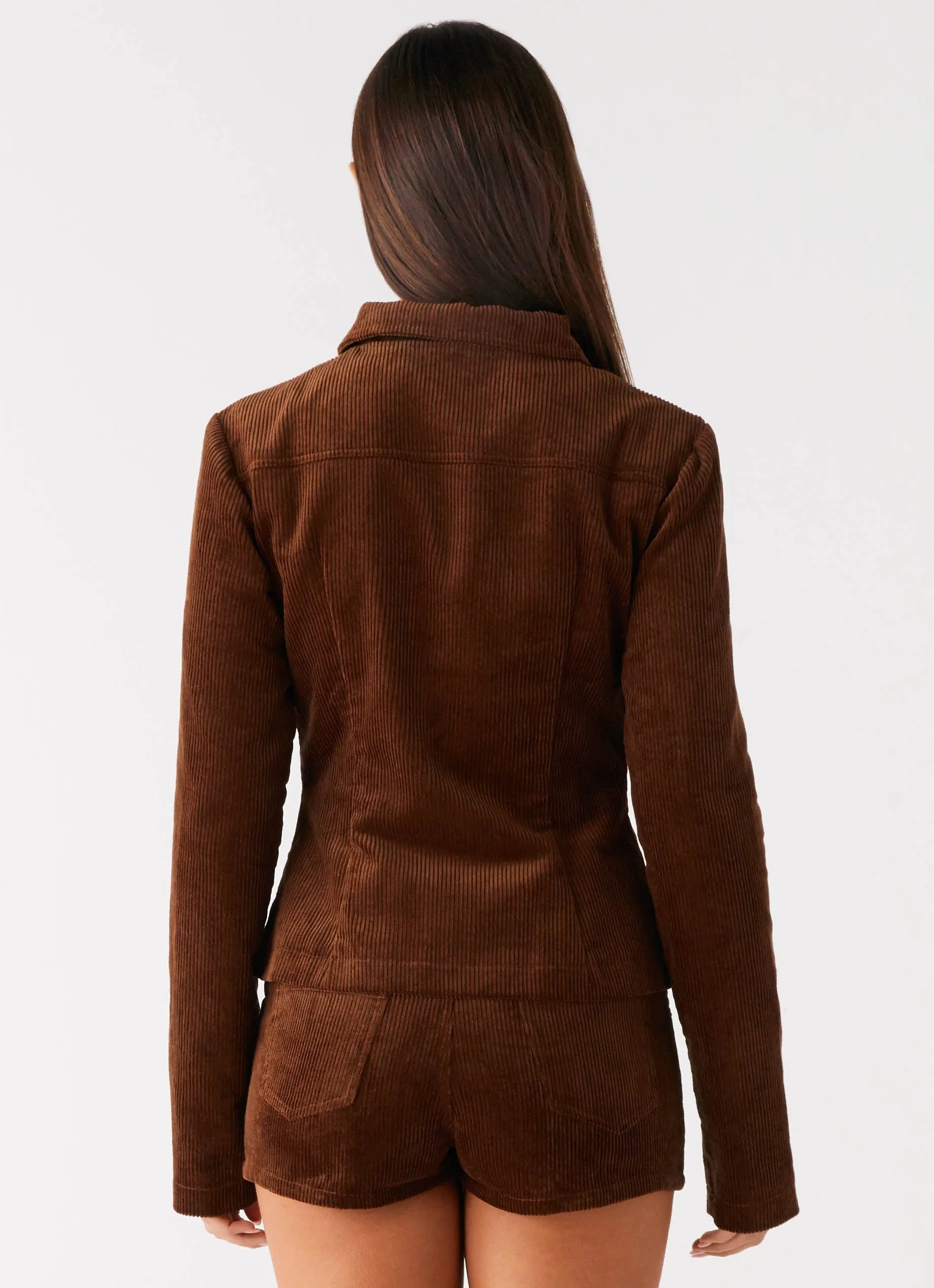 city dwellers Urban Adventure Taliyah Cord Jacket - Walnut