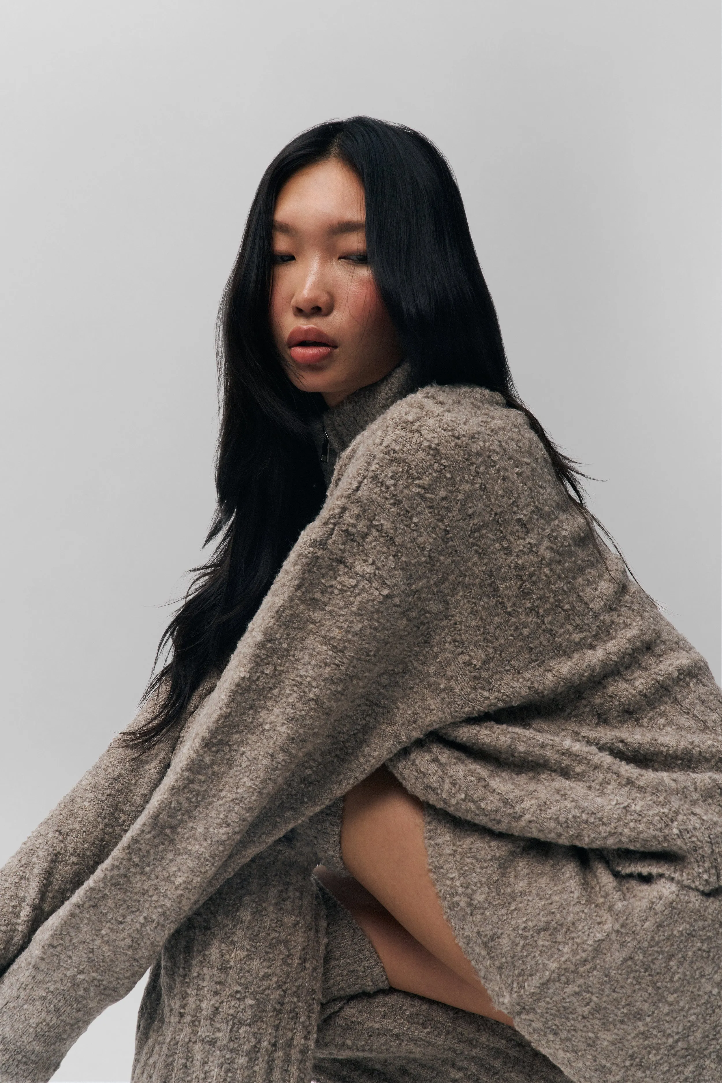 Brushed Interior Mila Zip Up