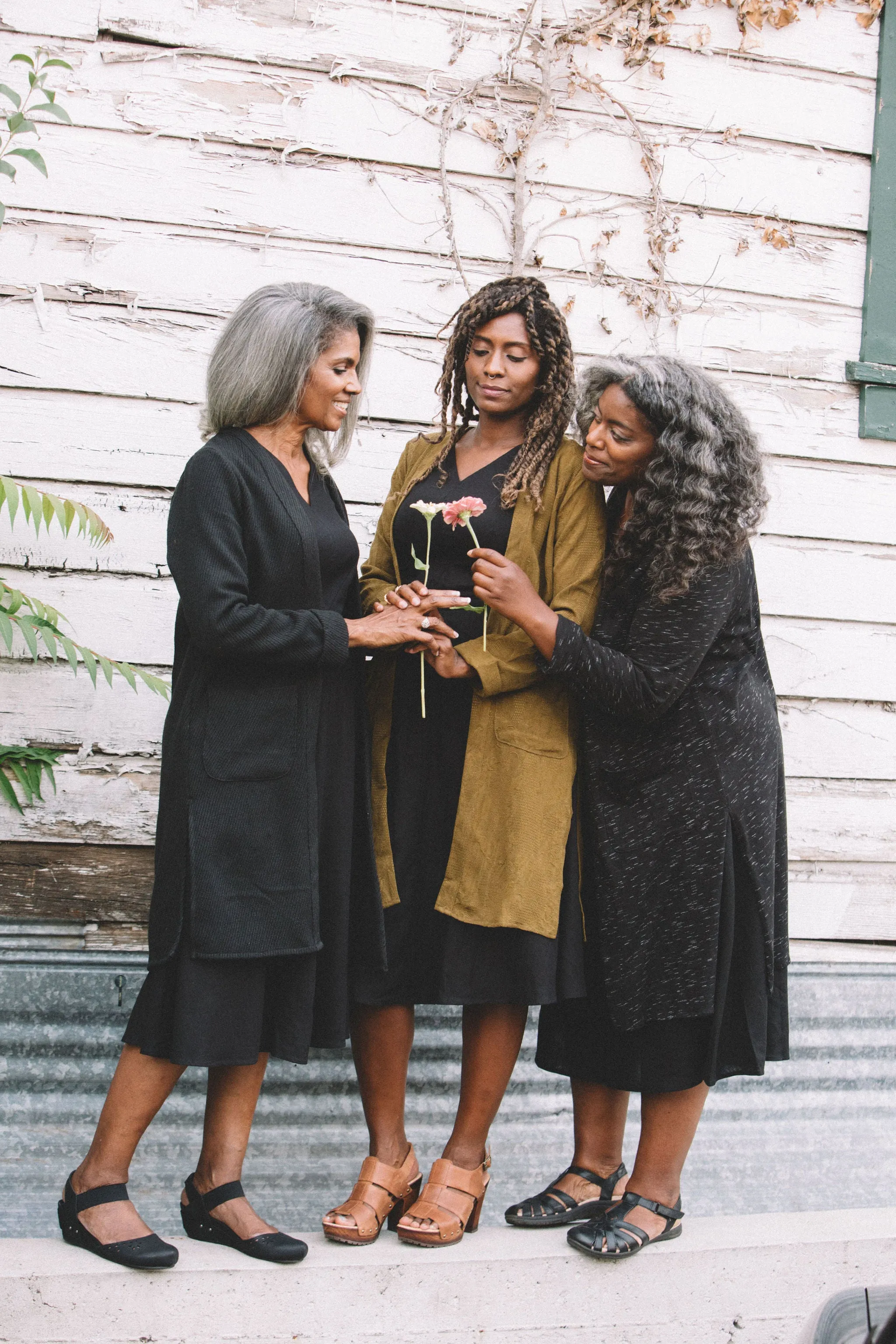 UPFProtection ThermalRegulating Fabric Hawthorn Cardigan in Heathered Slub Knit