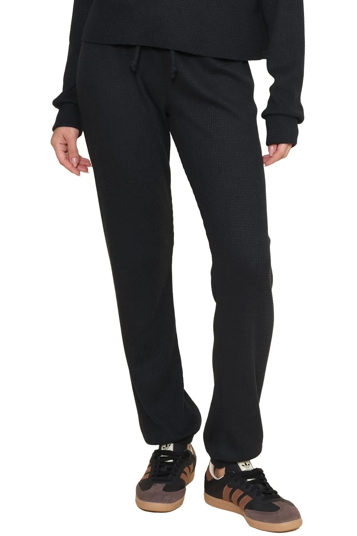 Lazy Day Waffle Sweatpants HighNeck
