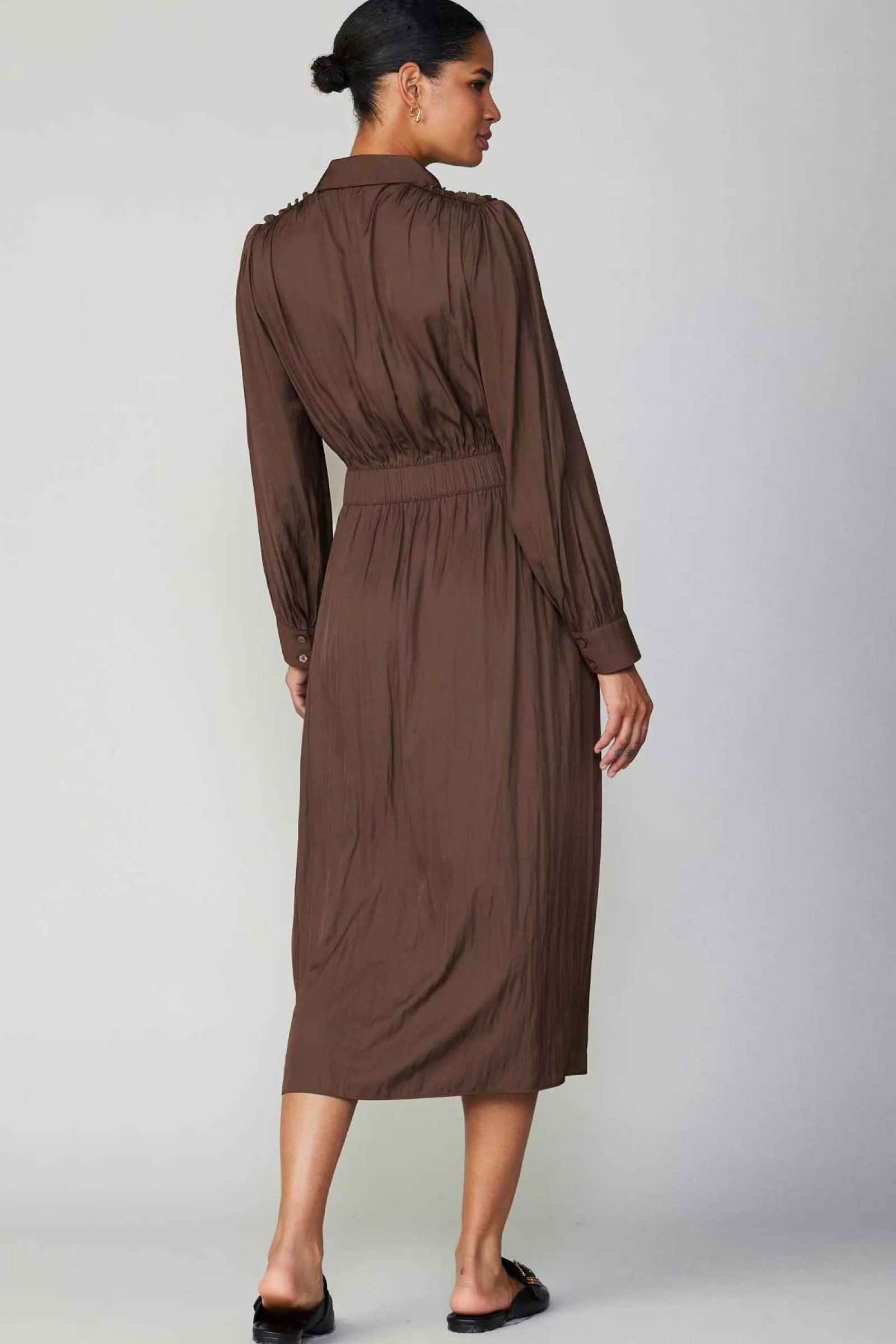 Leah Chocolate Dress Rural Charm City Ready