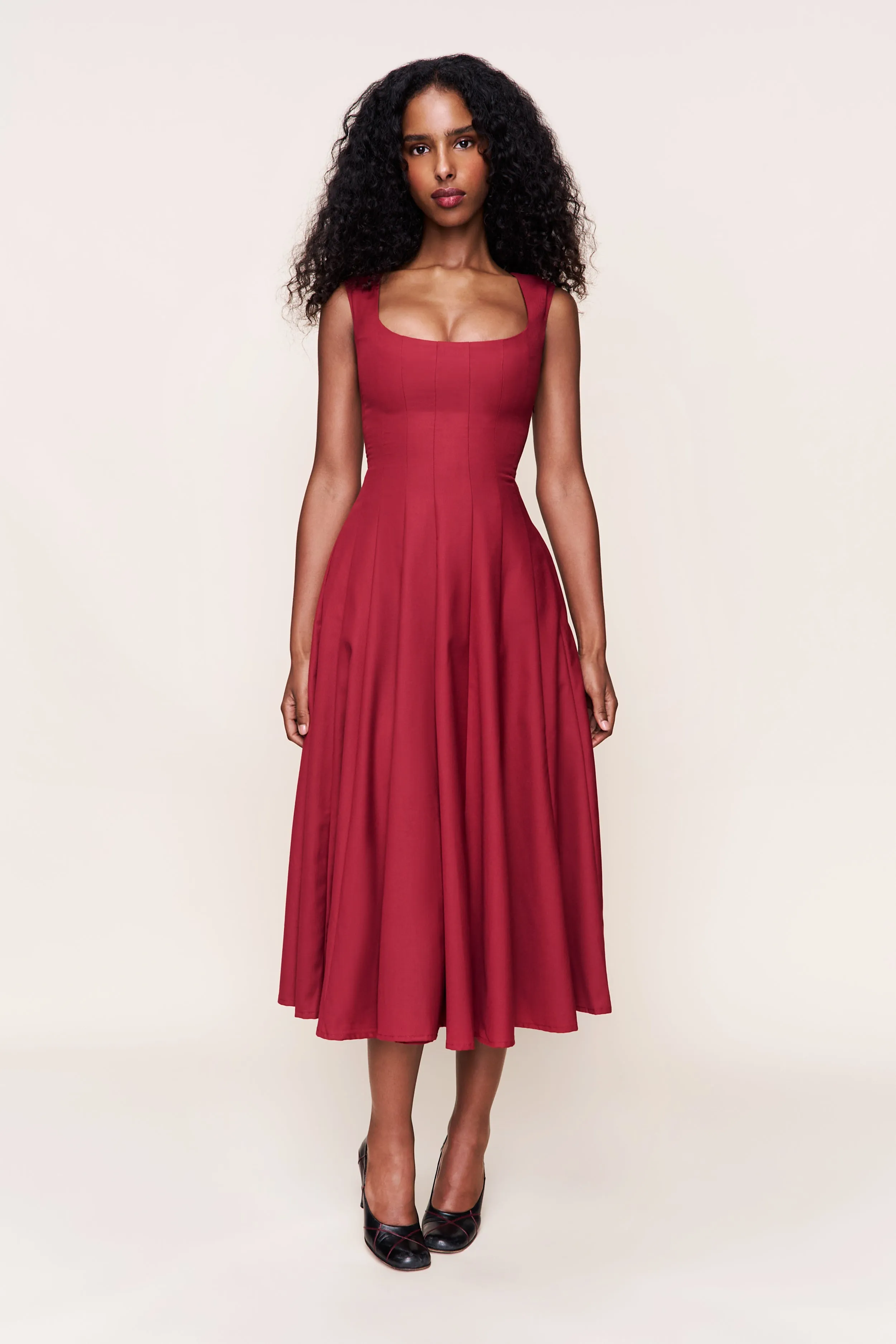 Leila Dress Rhinestone-Detail