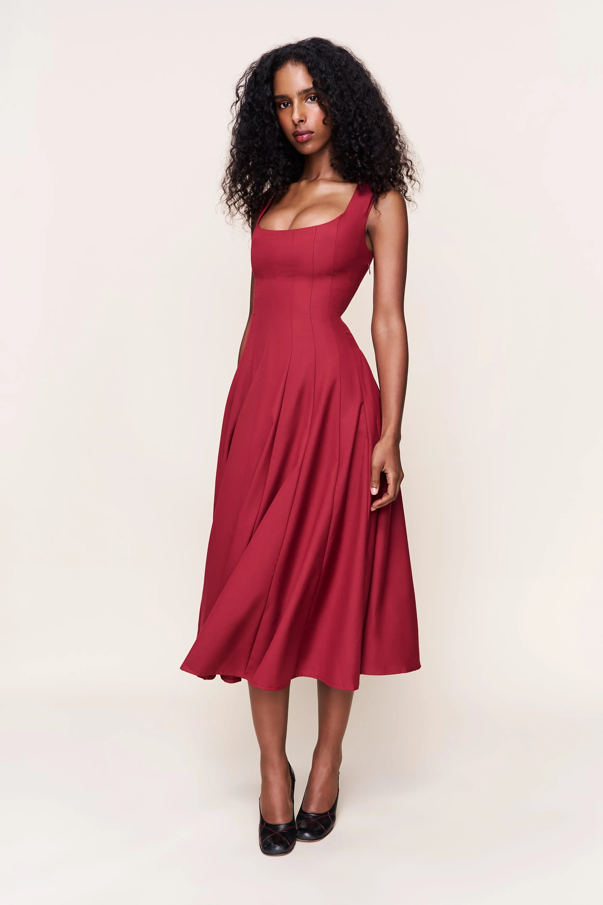 Silk-Blend Leila Dress