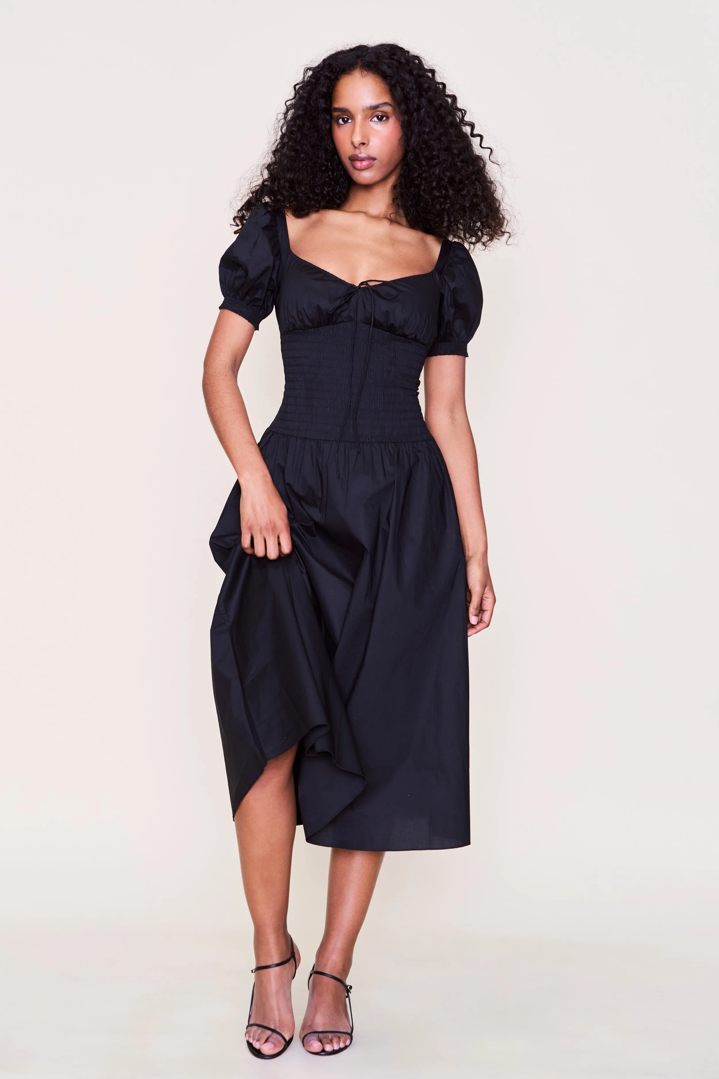Leon Midi Dress Understated Charm Chill Edge