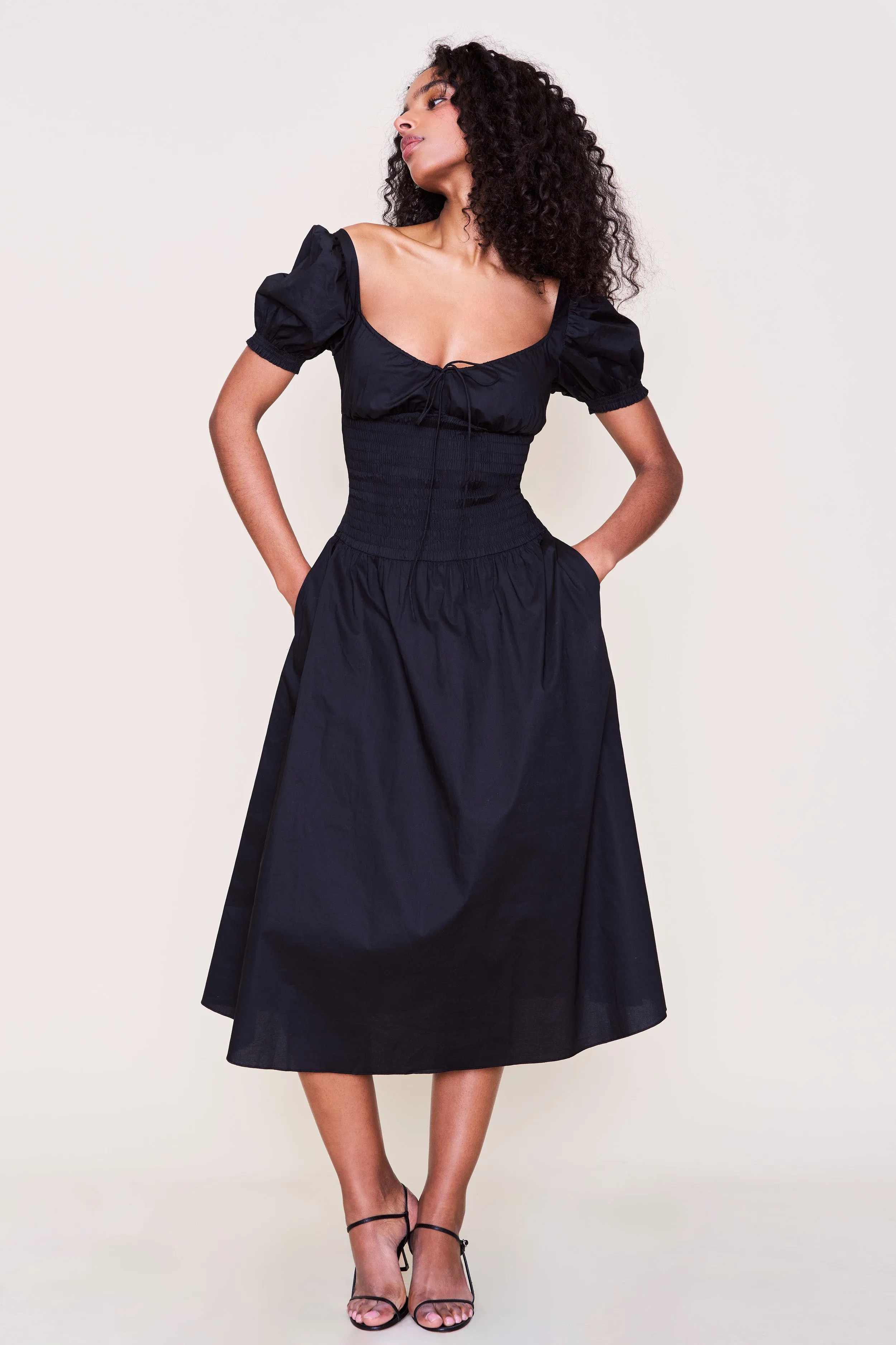 Leon Midi Dress Subtle pattern