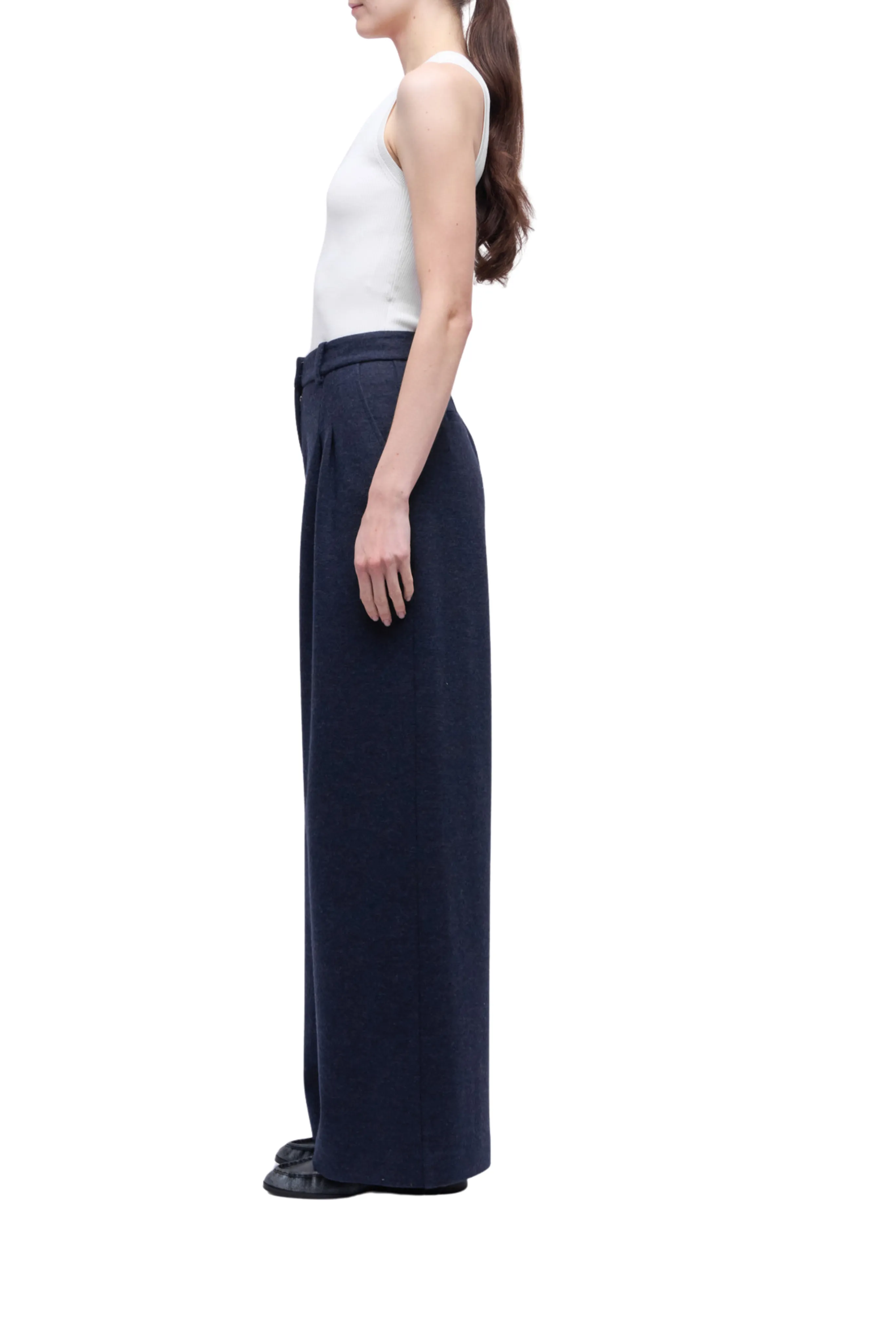 Leroy Pleated Wide Leg Pant Quick Dry Fabric No Irritation Seams