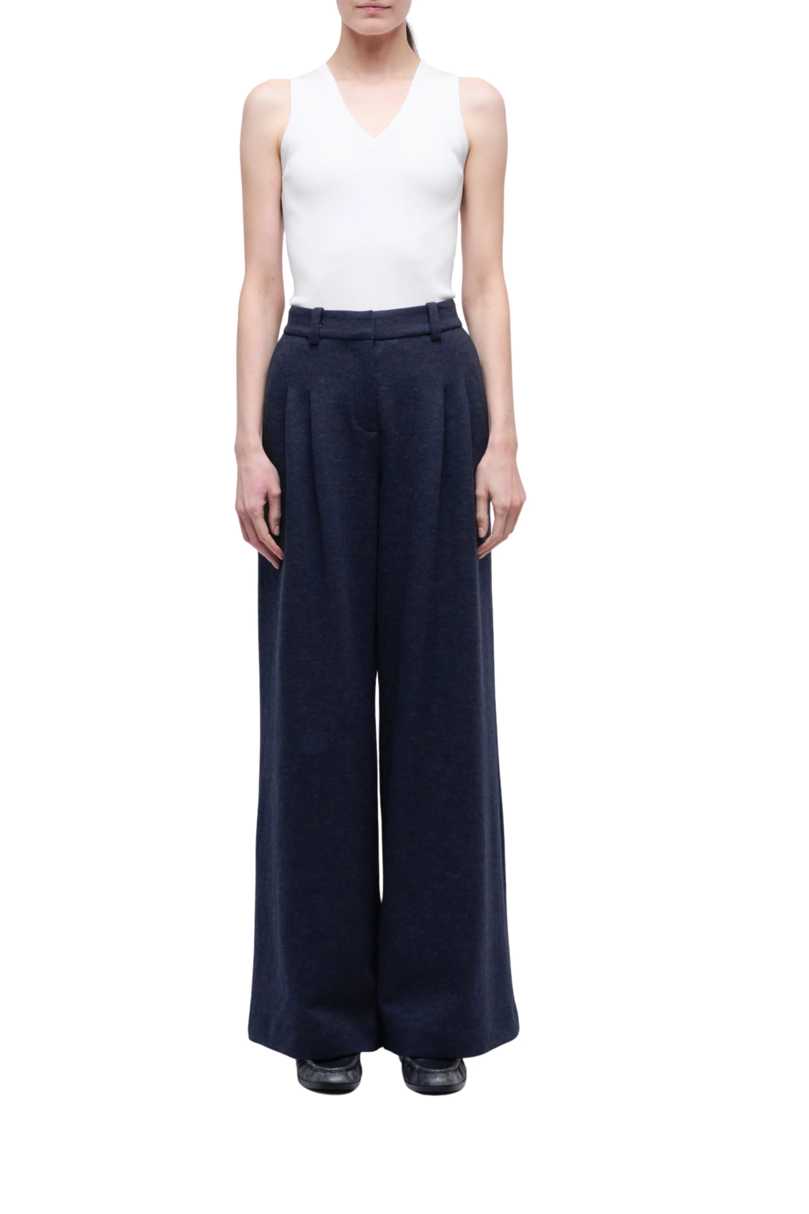 Leroy Pleated Wide Leg Pant Ultraviolet Protection Finish Comfortable Design