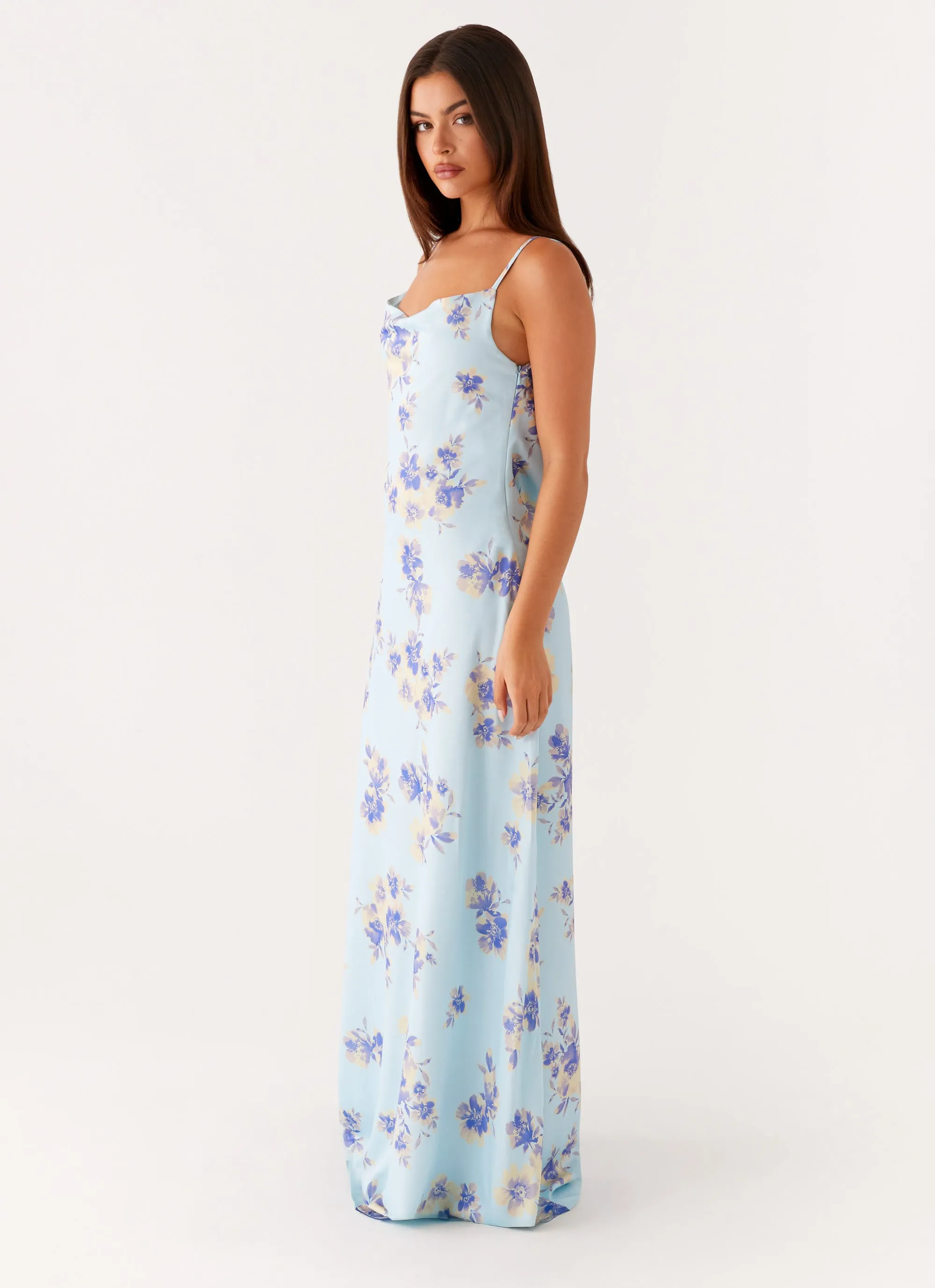 Flower Grace Liana Cowl Maxi Dress - Print
