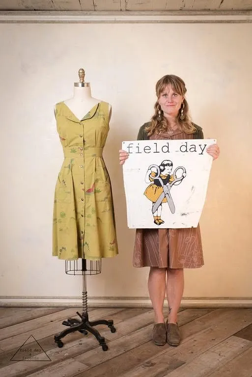 Sheet Dress in One of a Kind Gentle Glow