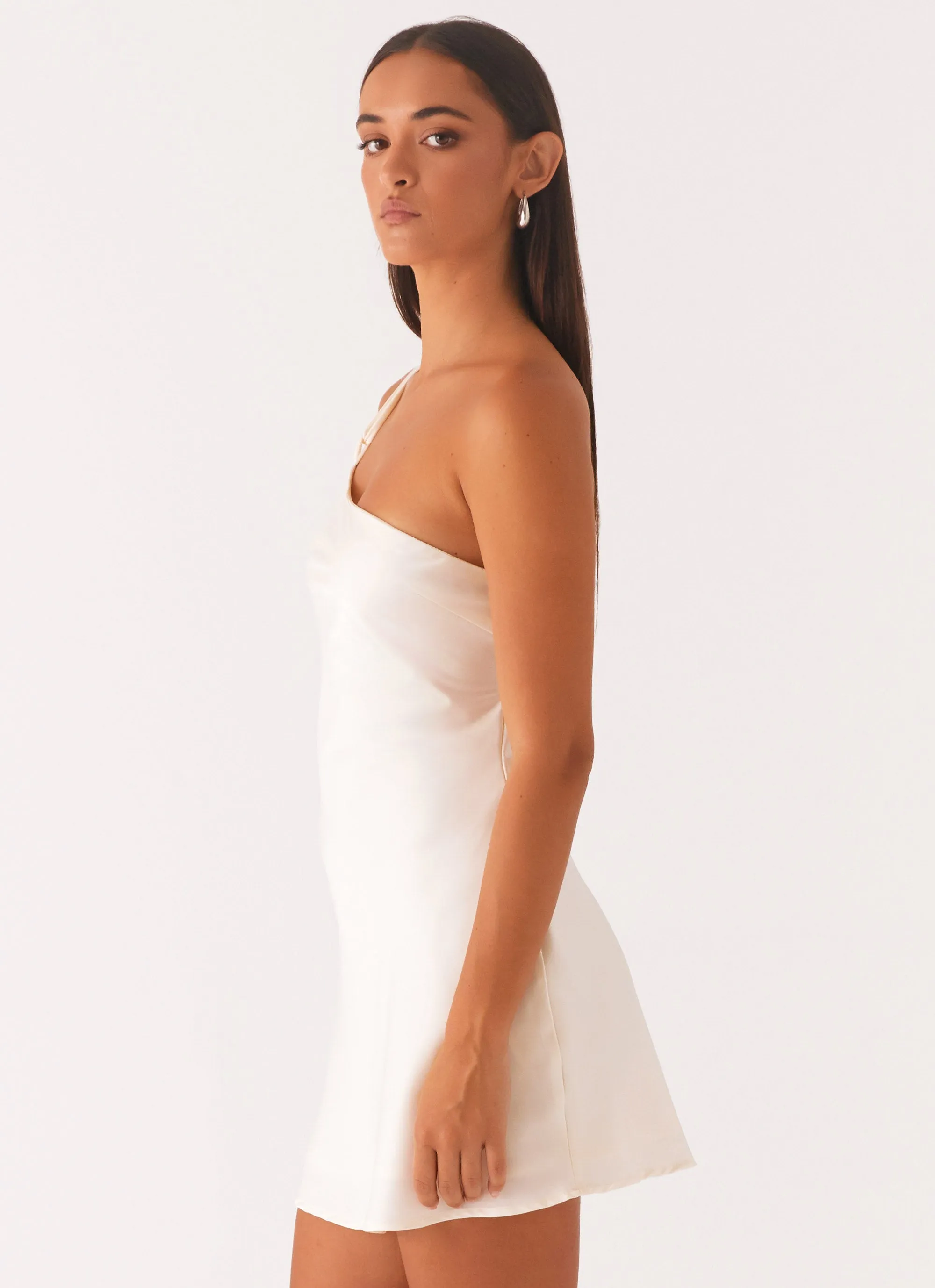 Lights Out Mini Dress - Pearl Polished office dress