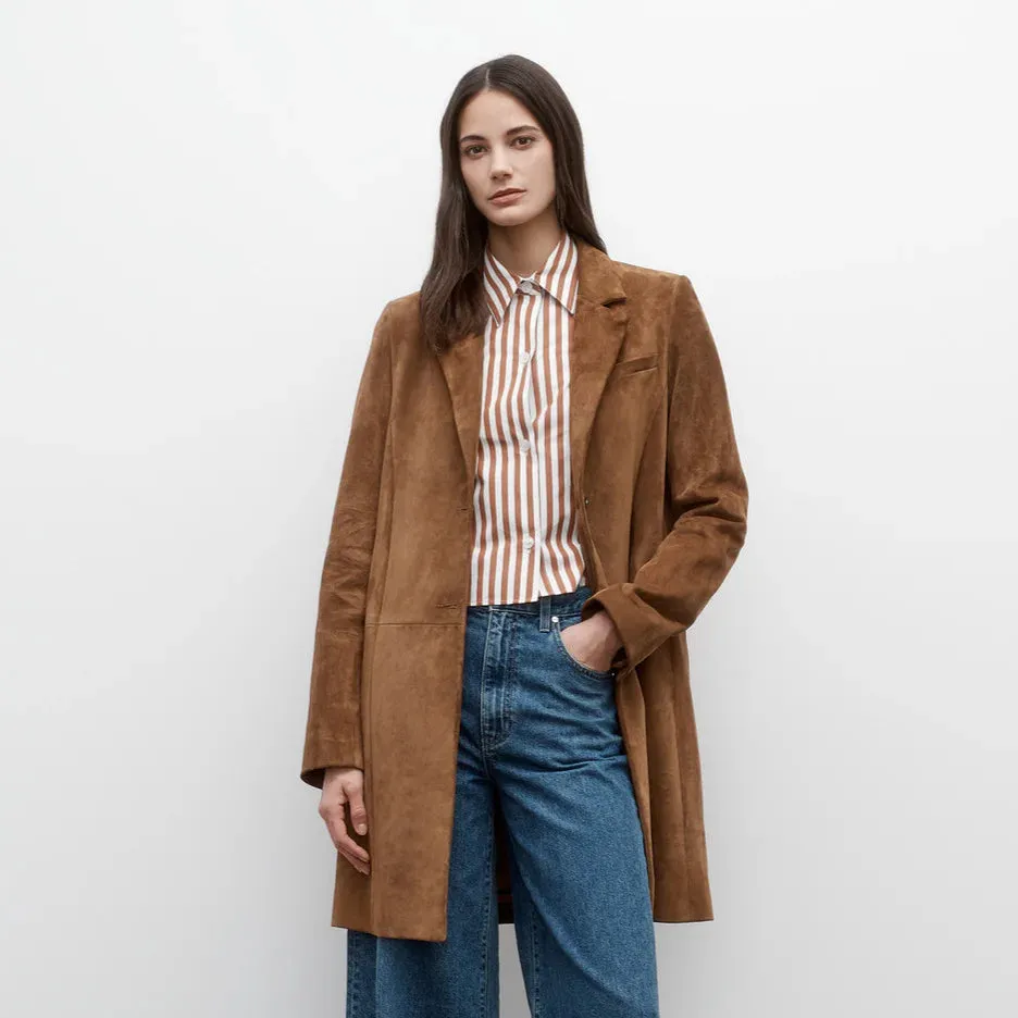 Eyeshadow waist length Easy Car Coat in Martora