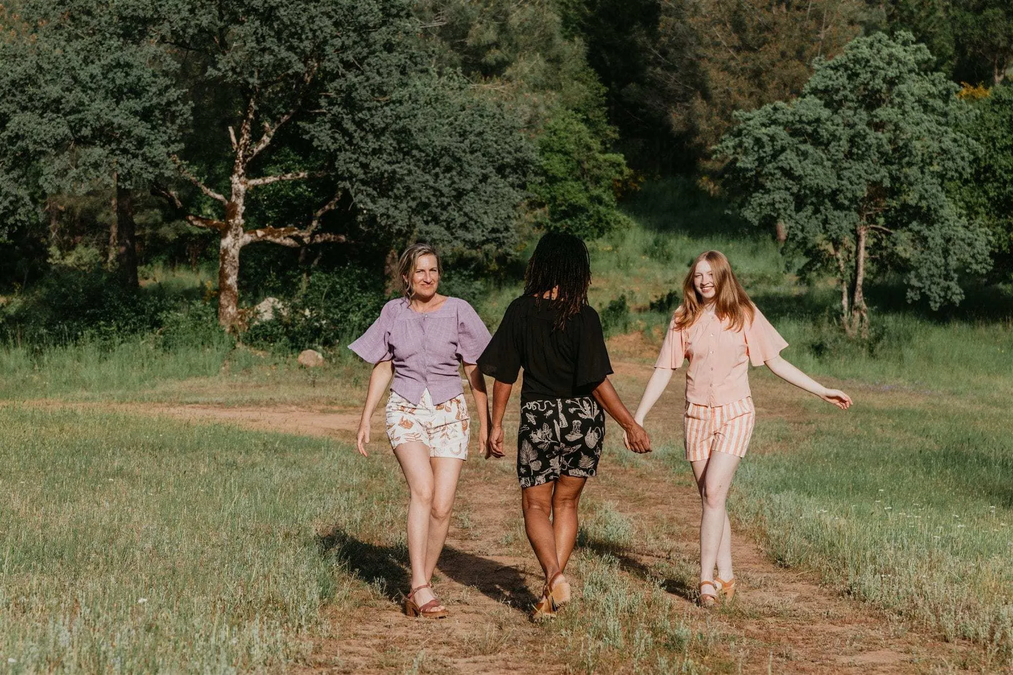 Casual Style Flutter Top in Pink Blush Challis