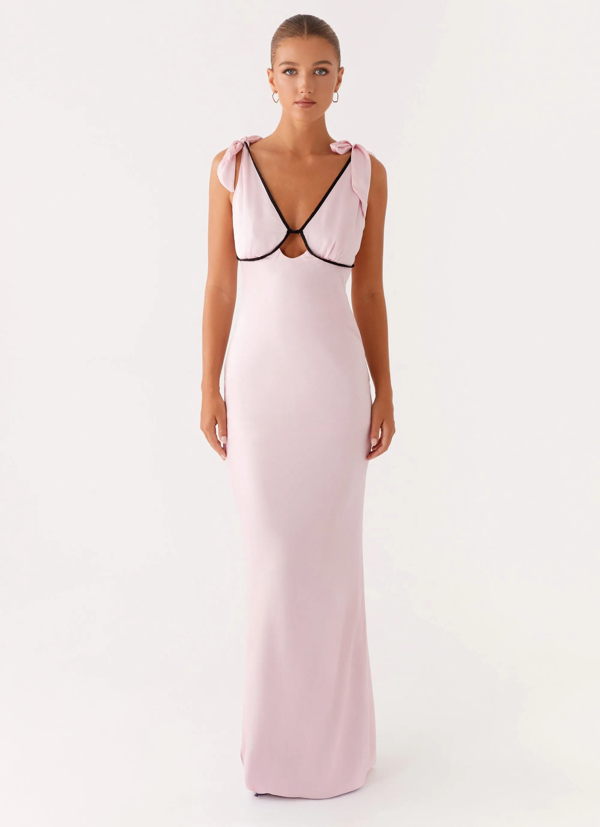 Romeo Maxi Dress - Pink Calm Finish