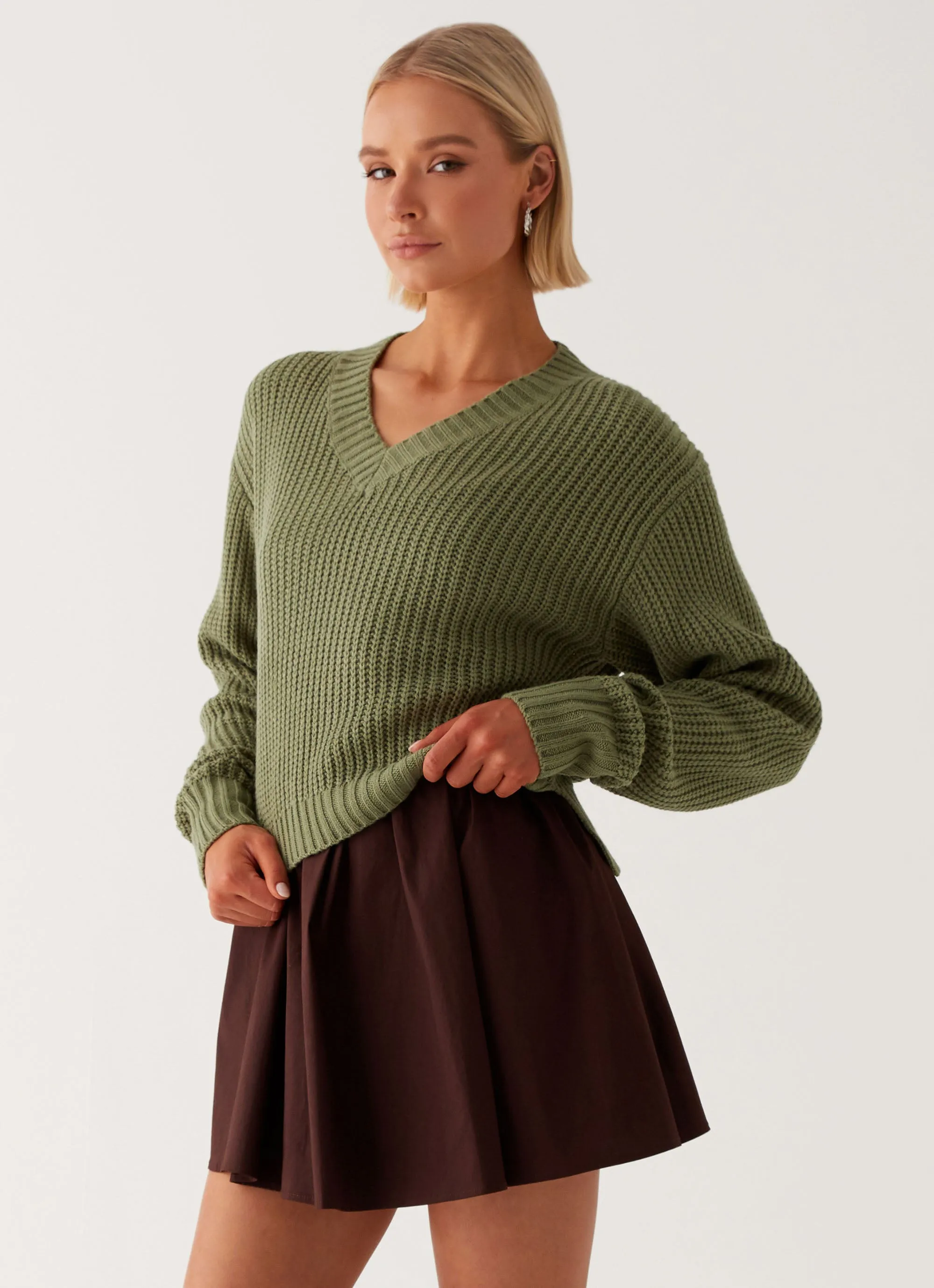 Eco Nice Jenson Sweater - Khaki