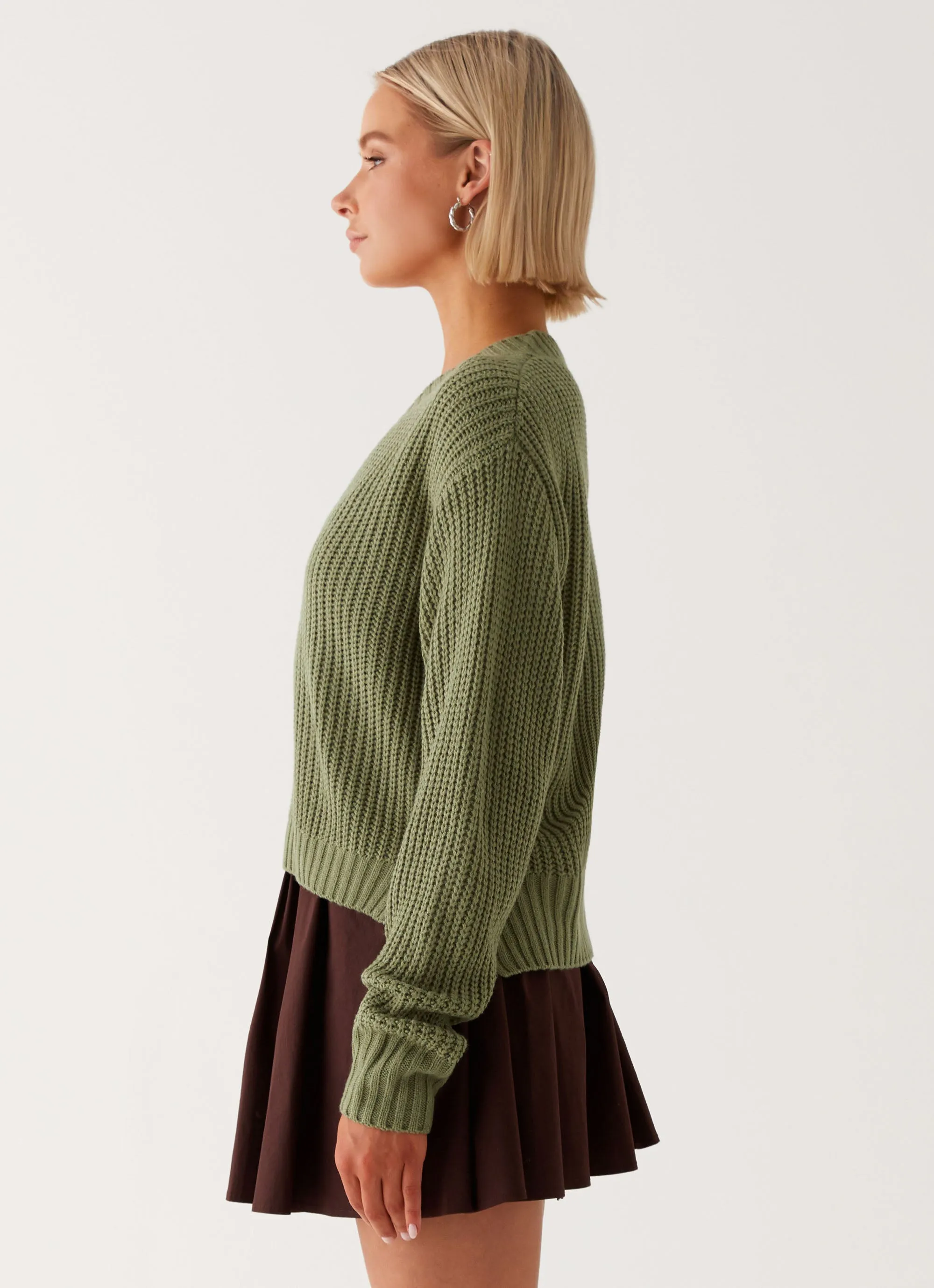 Jenson Sweater - Khaki Warm Layers