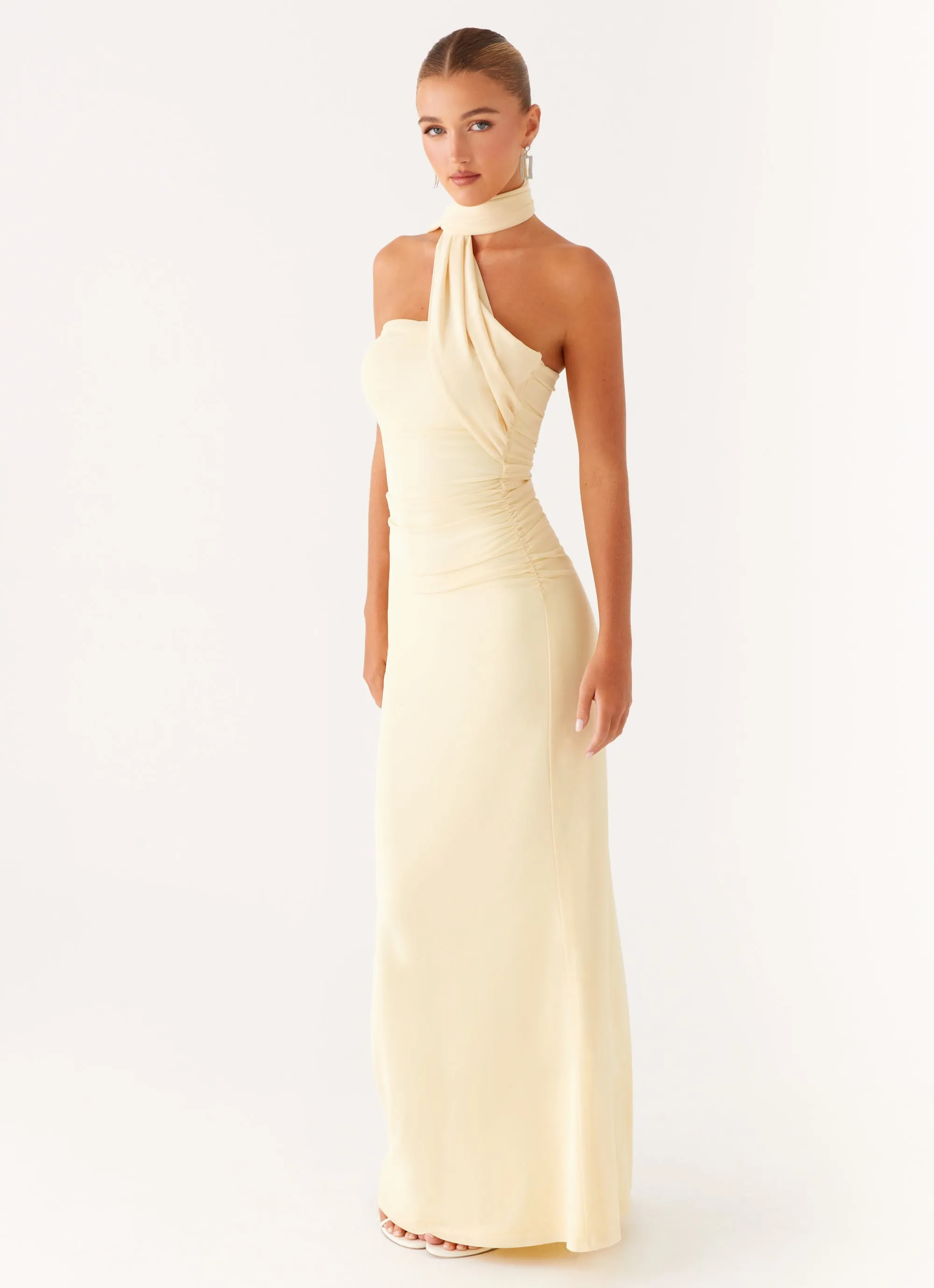 Layered Comfort Songbird Maxi Dress - Yellow