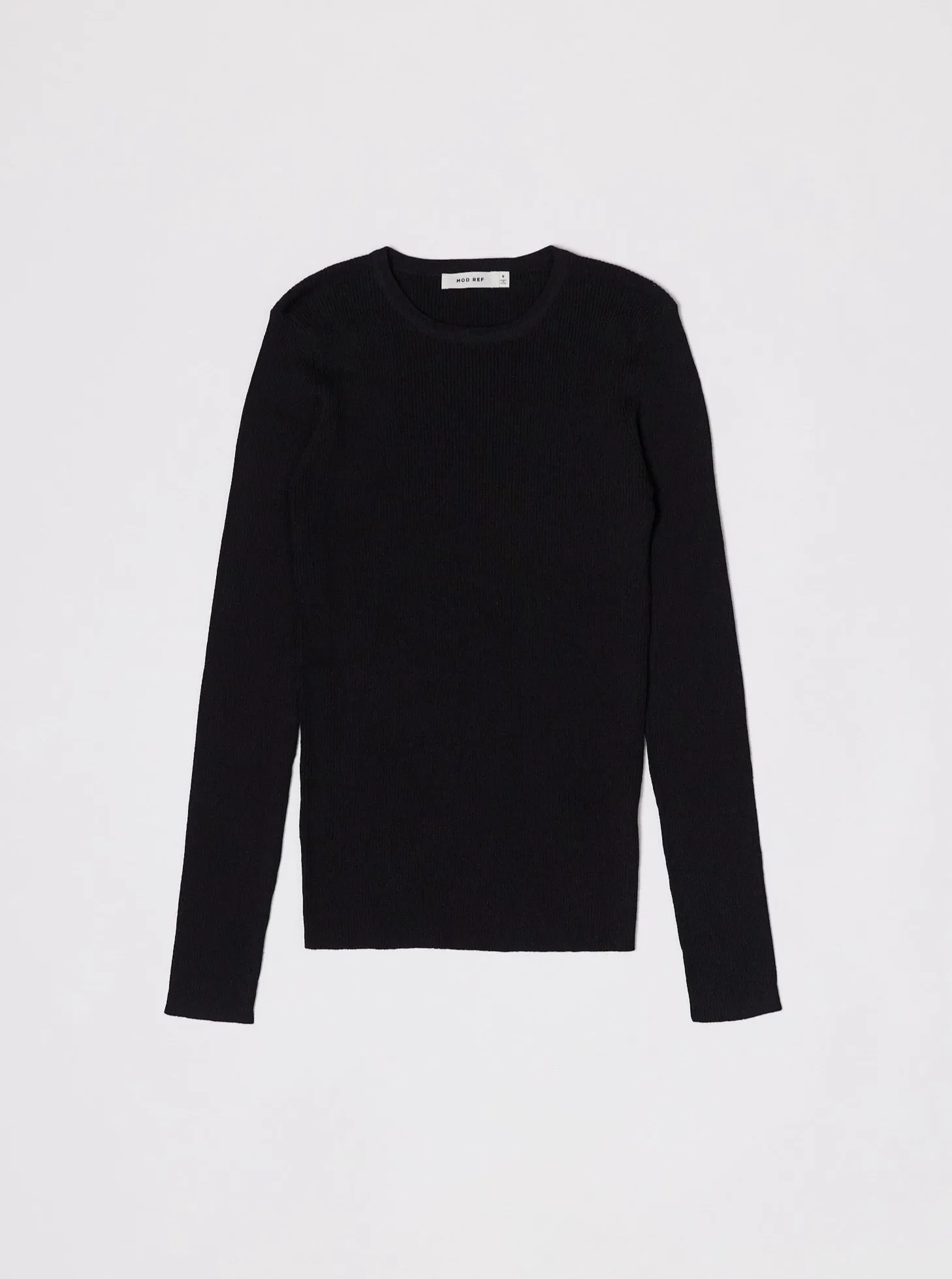 DoubleStitched Hem The Lydia Top Black