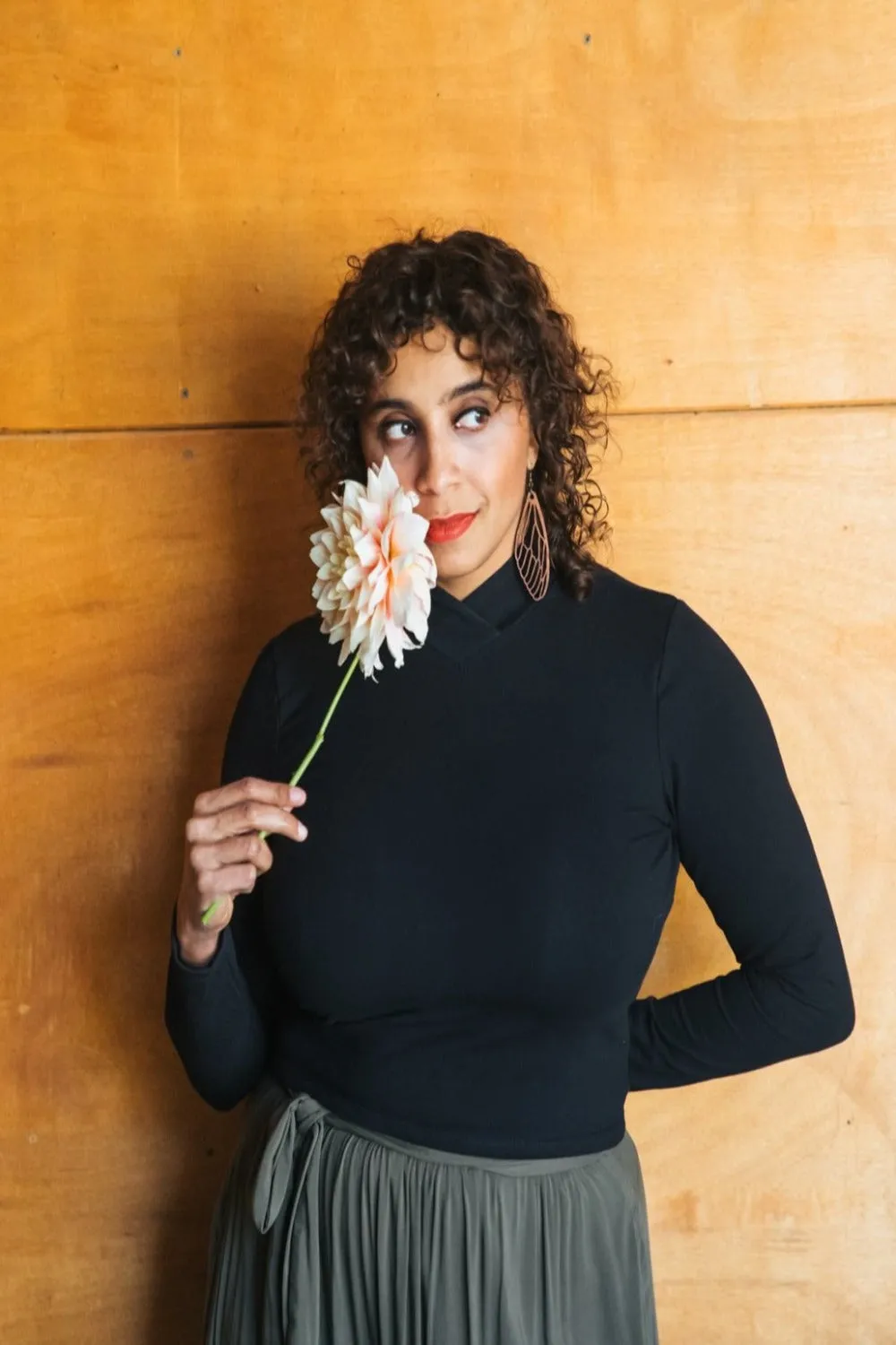 Mock Top in Black AllClimateAdaptive