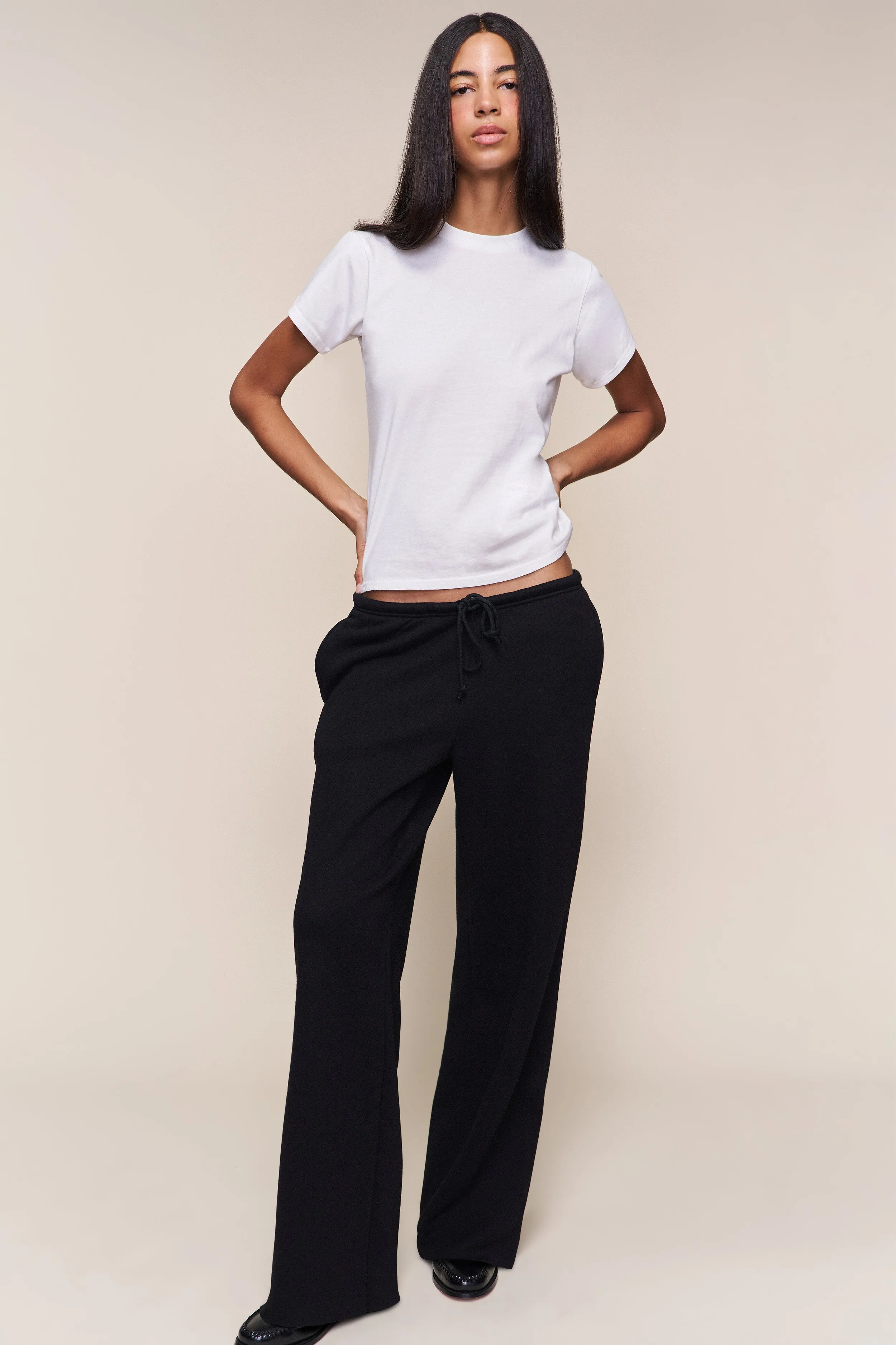 Flattering Waist Heat Control Drawstring Fleece Pant
