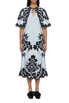 Liliana Applique Maxi Sleeveless Dress Flattering Layer