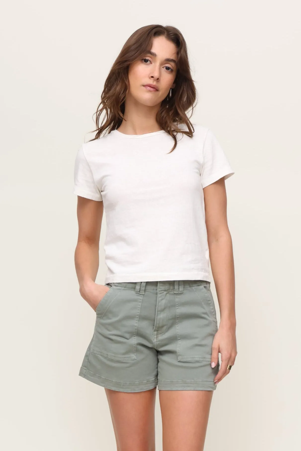 Lisa Recycled Cotton Crew Tee Casual Pullover