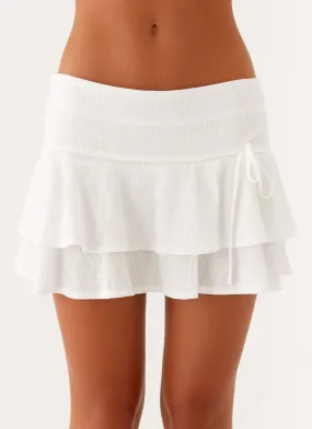 Timeless Piece Lisbon Mini Skirt - White