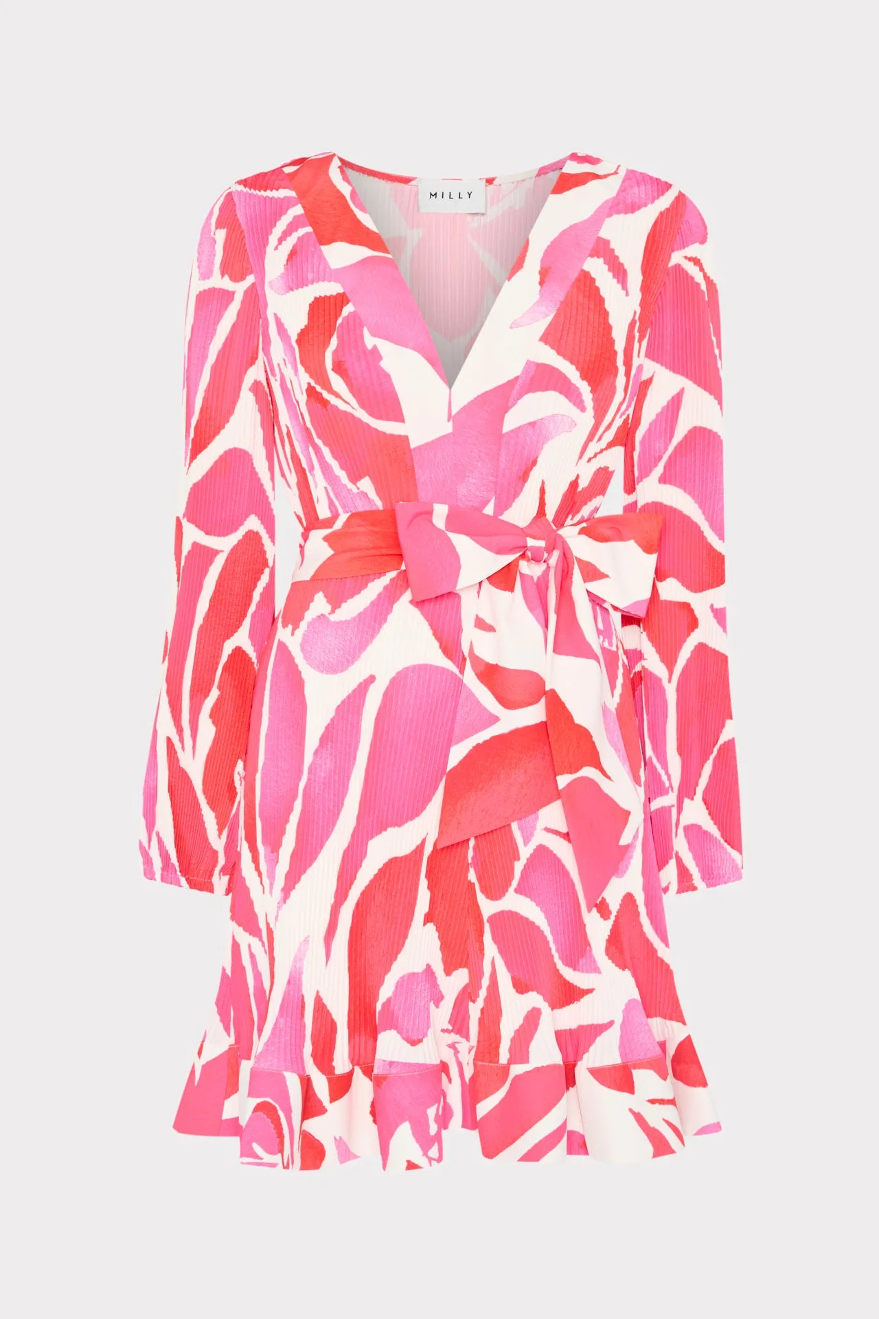 Liv Dream Rose Pleated Dress Flattering Silhouette Street Mood