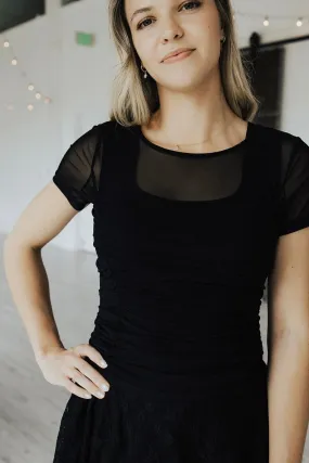 Durable Reinforced Elbows Breathable Hoodie Lonely Millionaire Ruched Mesh Top