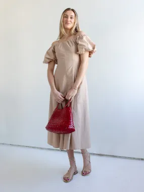 Agnes Midi Dress Comfortable Silhouette