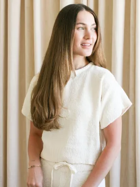 Non Closure Collar Madeline Knit Top