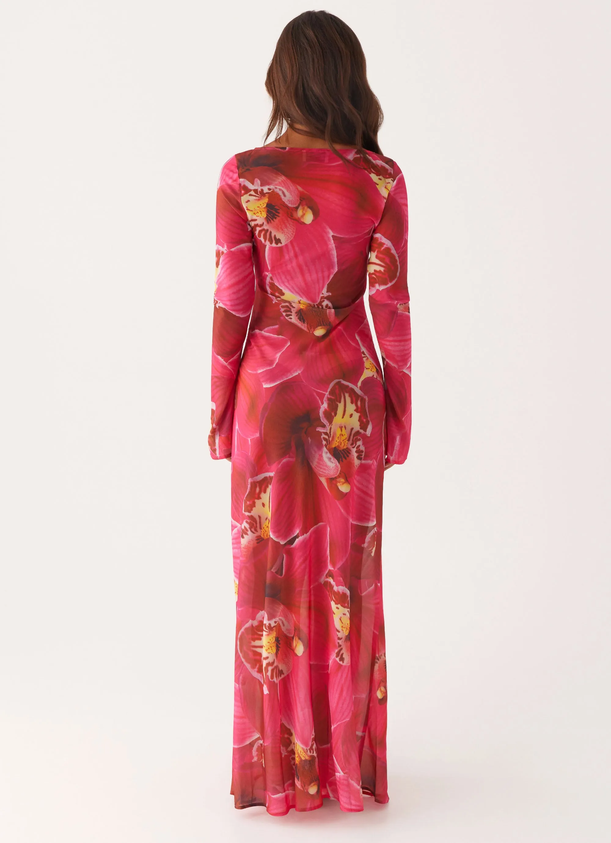 Fitted Base Lorde Maxi Dress - Orchid Pink
