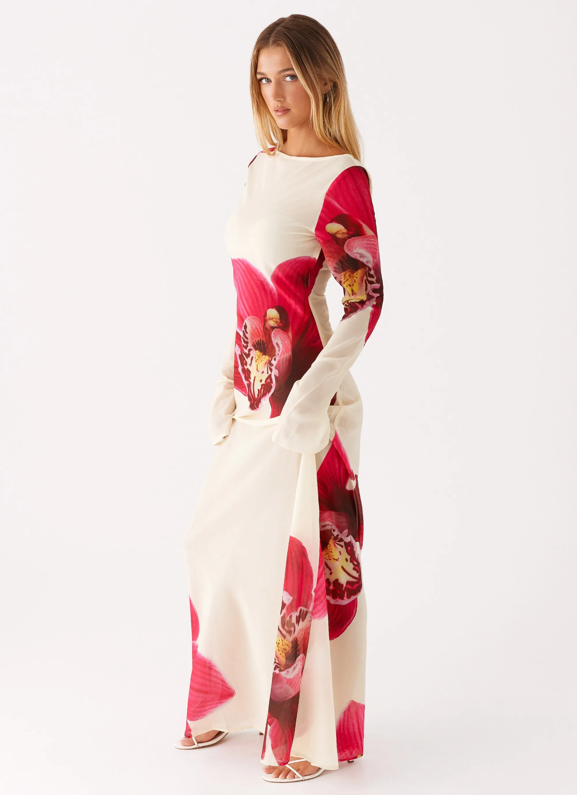 Texture Feel Lorde Maxi Dress - Orchid Yellow