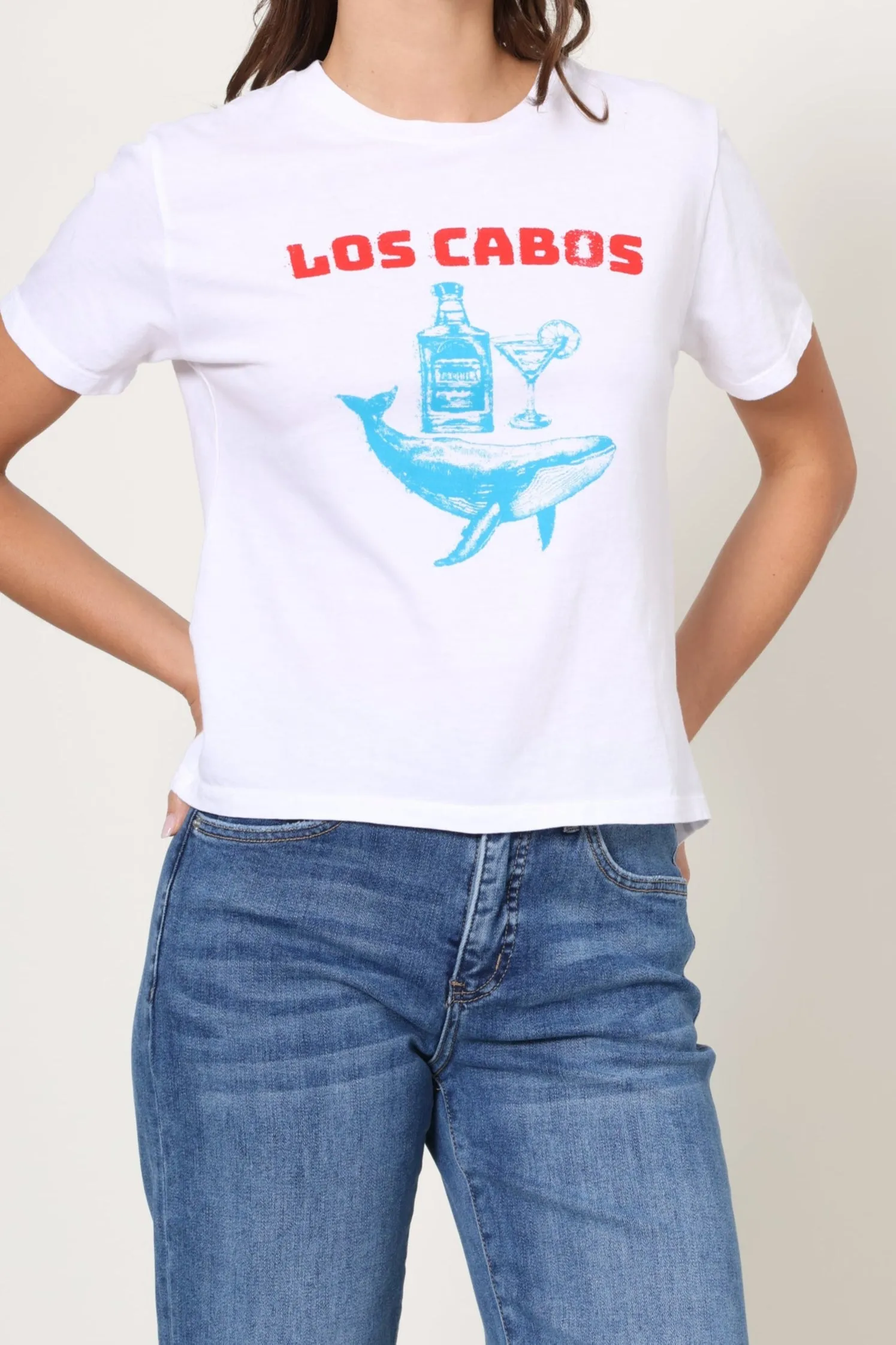 LightReflective Non Closure Collar Los Cabos Everyday Tee