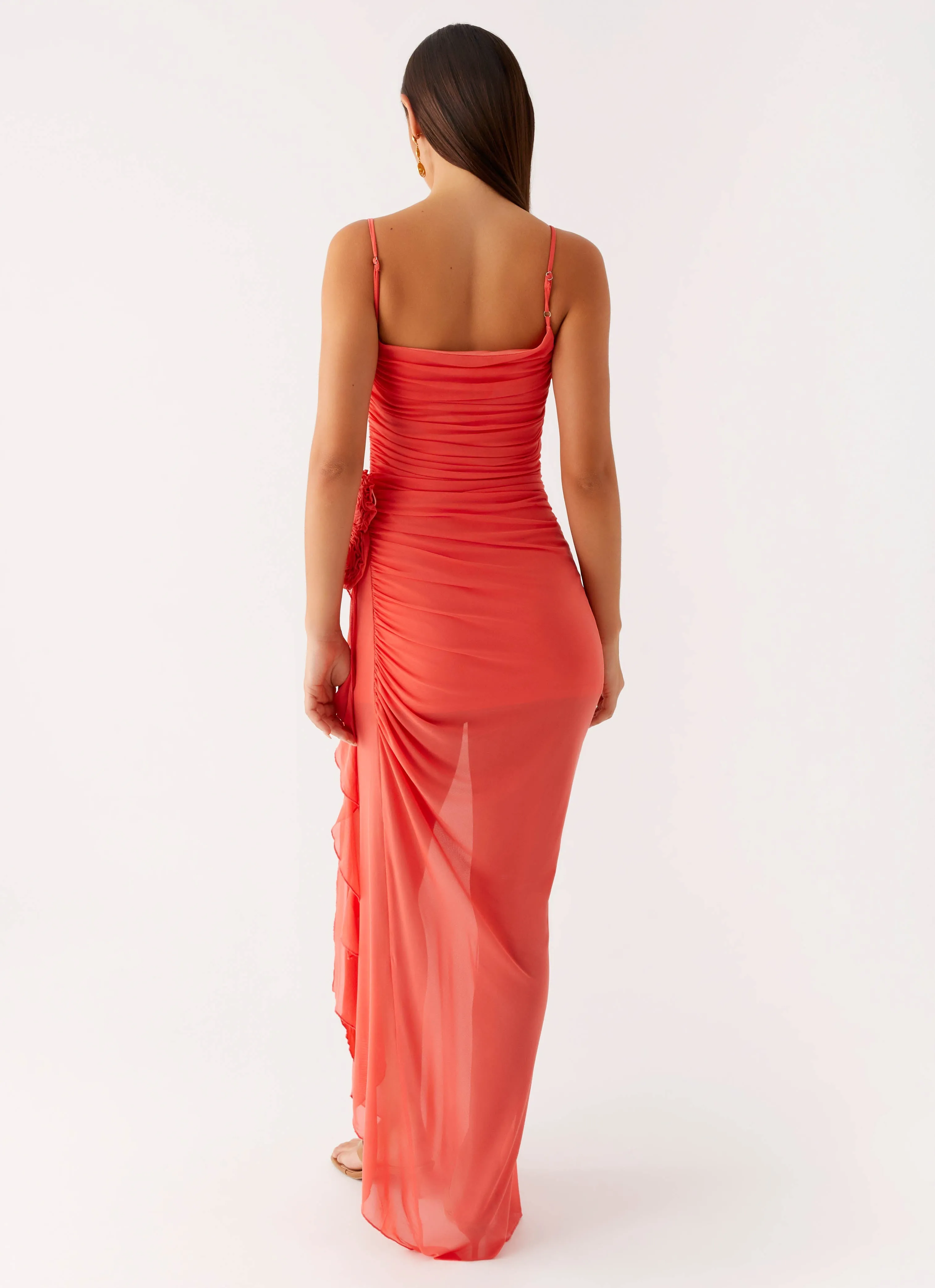 Louana Maxi Dress - Coral Knit Warm All Gender