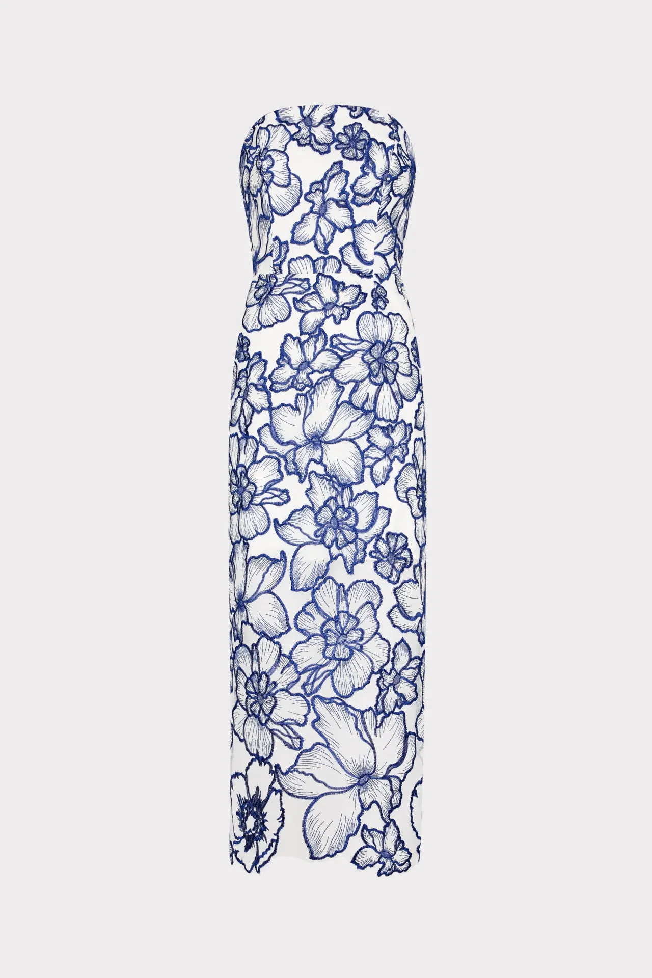 Comfy Detail Kait Floral Garden Embroidered Dress