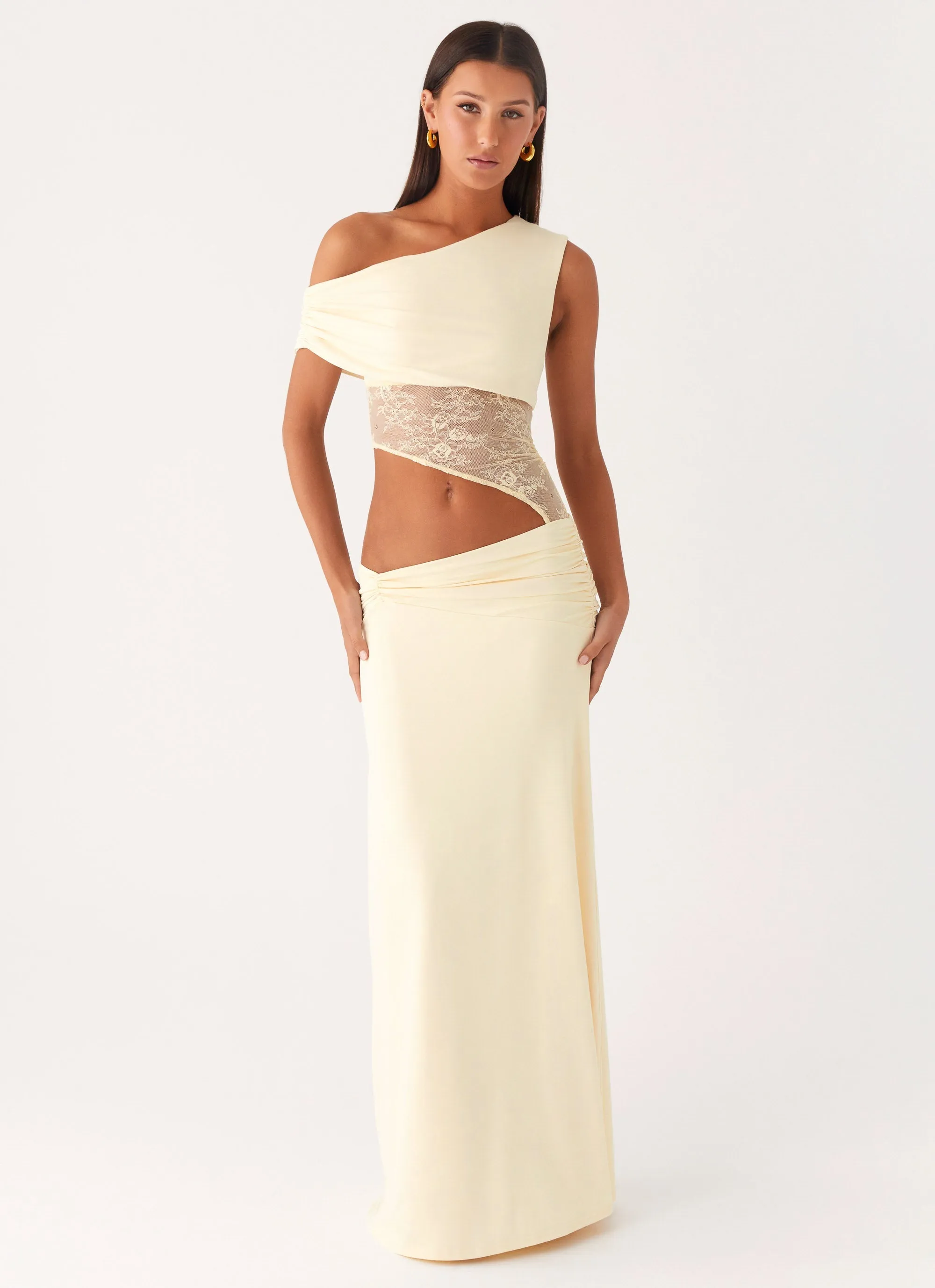 Perfect Layering Love Motion Maxi Dress - Lemon
