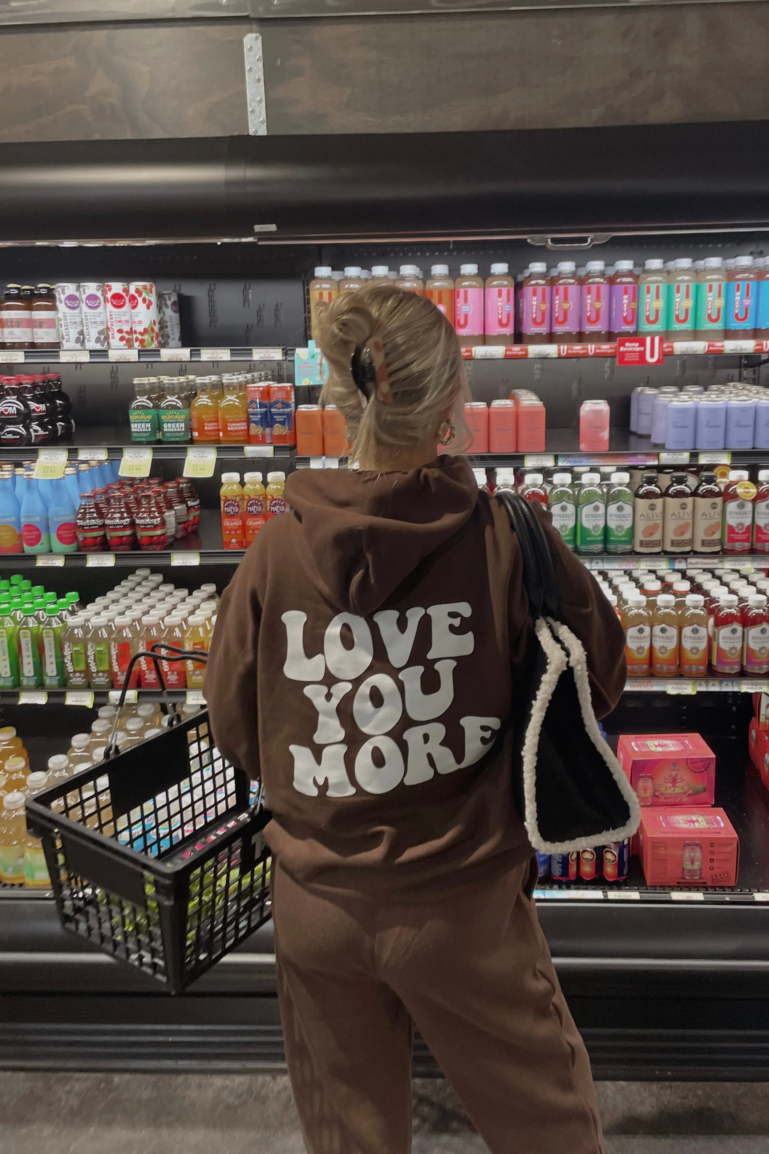Love You More Hoodie Cozy Knit Casual Jacket