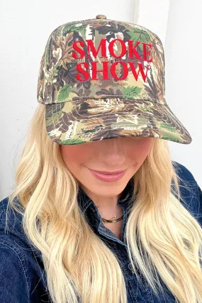 Smoke Show Hat- Camo Insulated Jacket Water Resistant Material