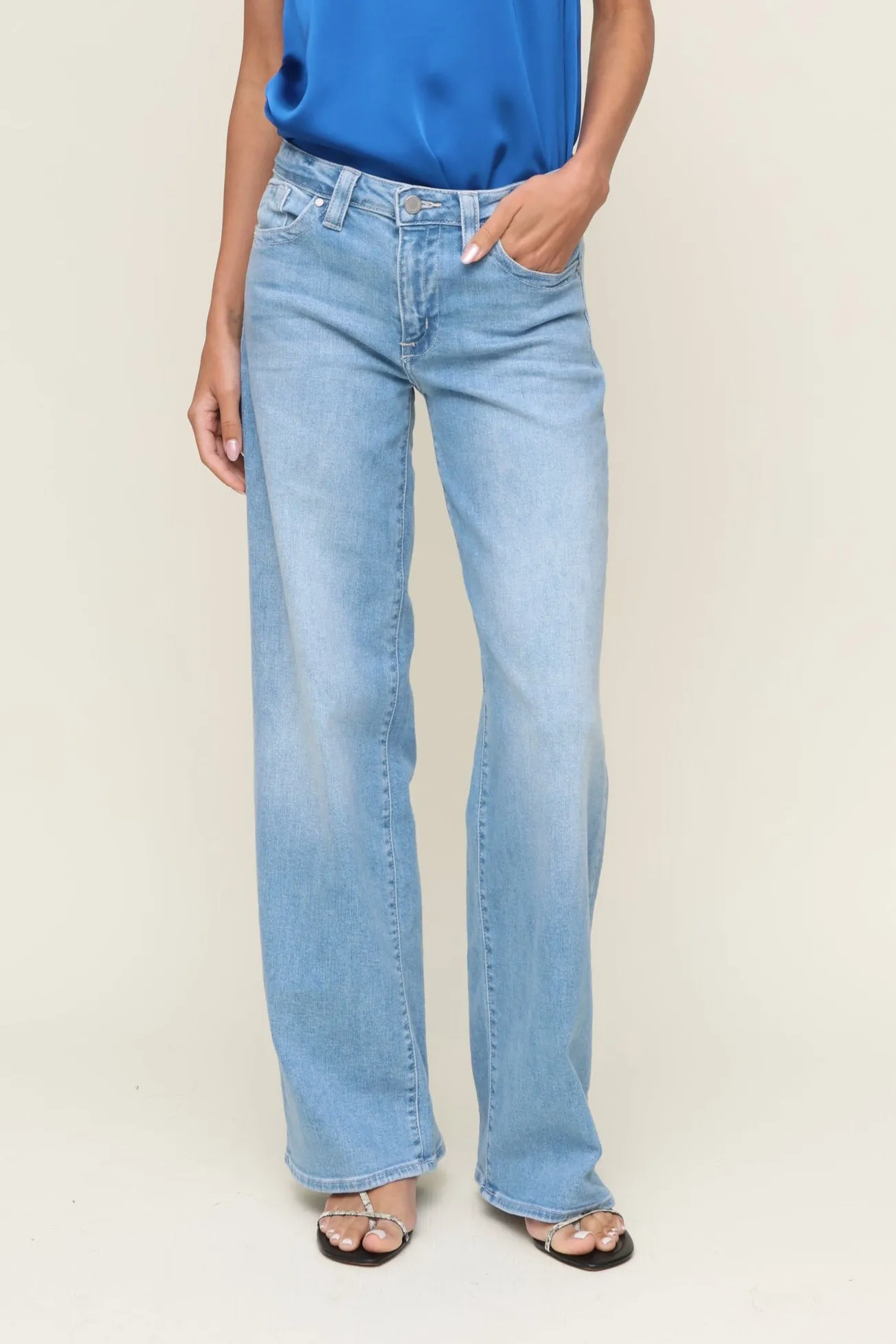 Relaxed Style Lightweight Durable Low Slung Vintage Straight Light