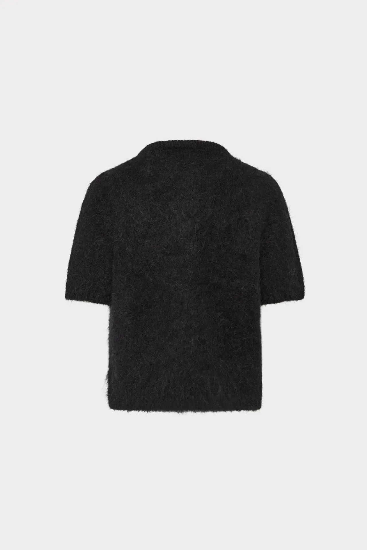 EcoFriendlyMaterial Bow Short Sleeve Sweater