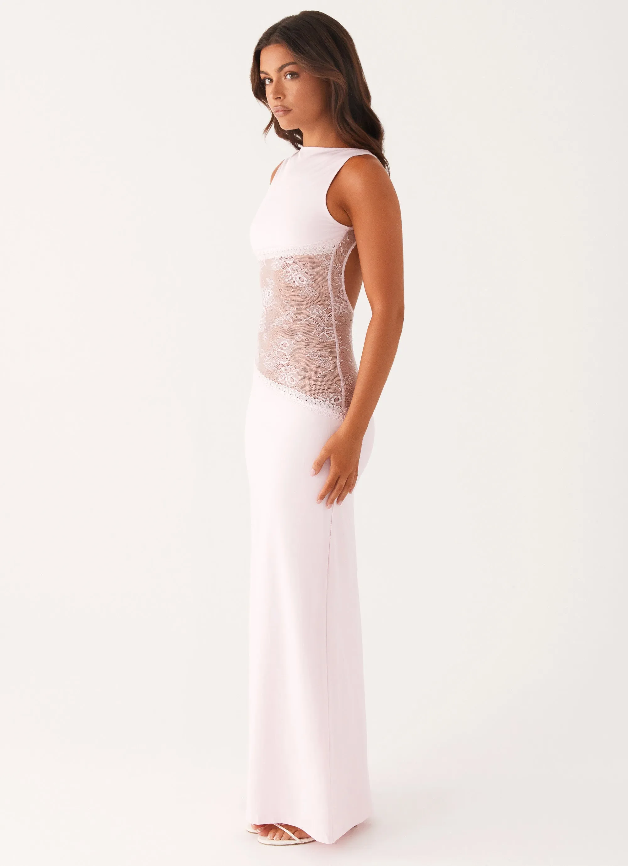 Lucinda Maxi Dress - Pink Fashion Look