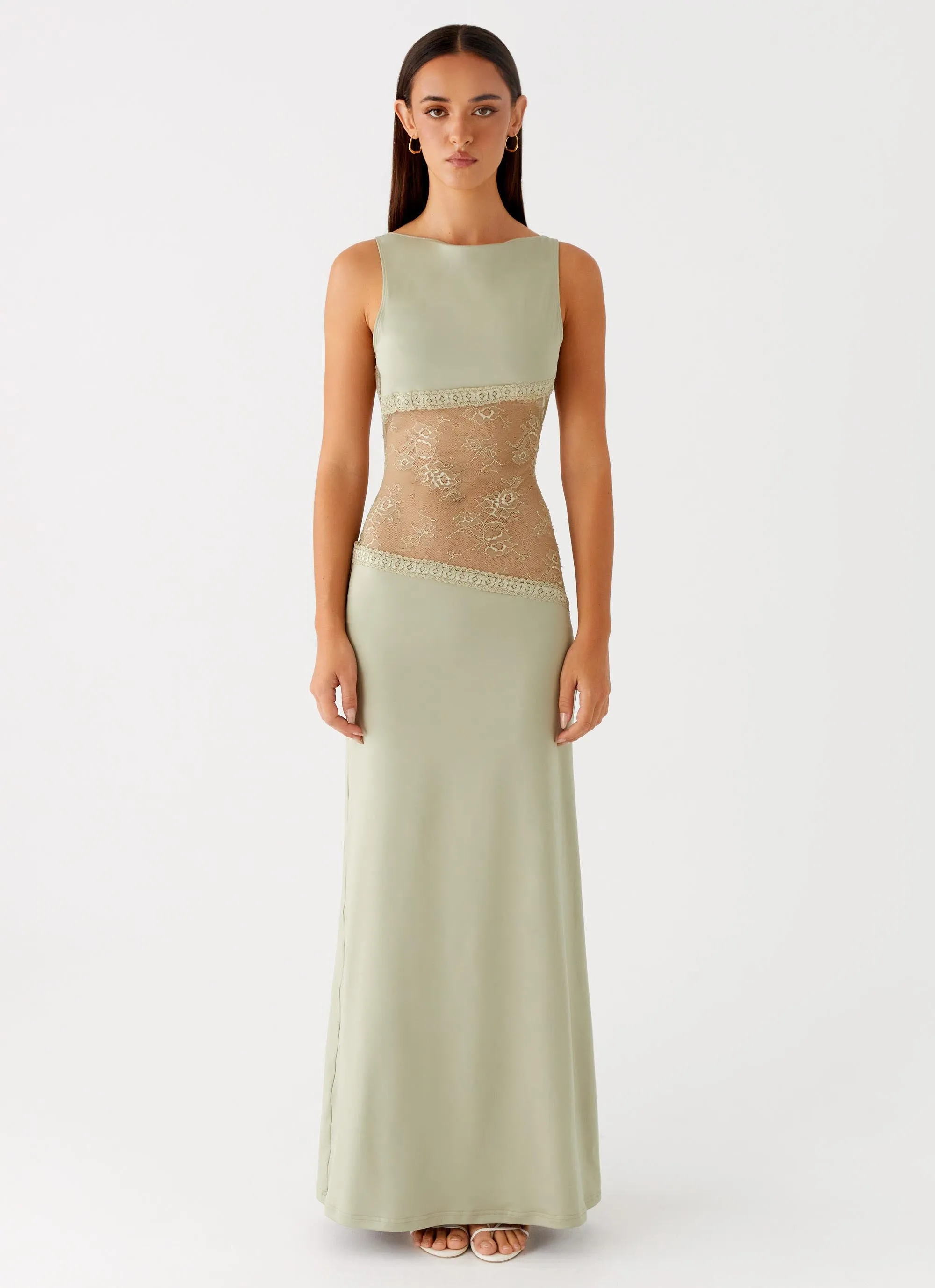 Lucinda Maxi Dress - Sage Travel-Pack